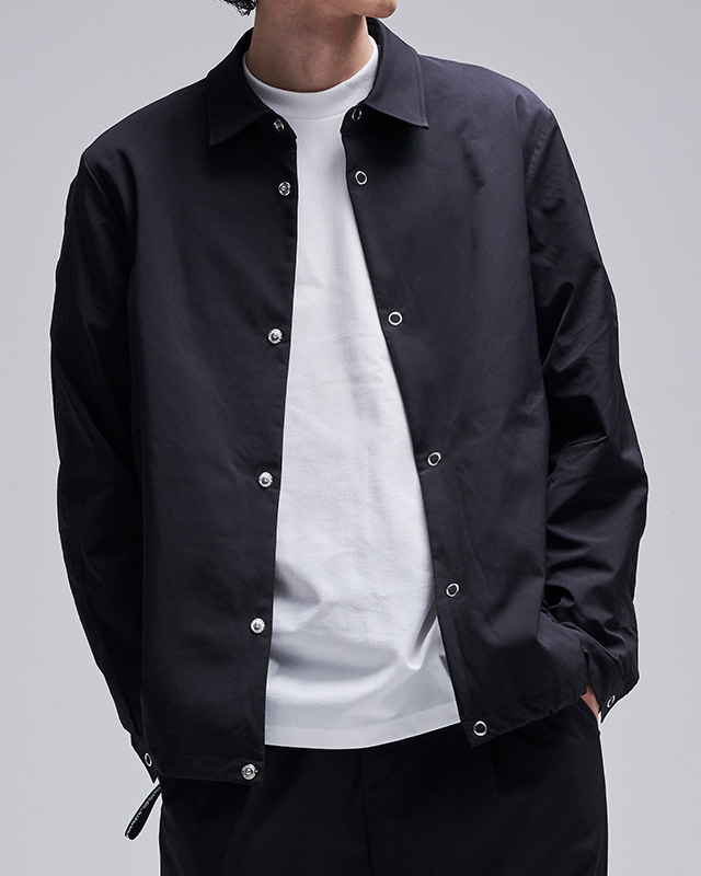 H.I.P. by SOLIDO | LUX NYLON TWILL COACH JACKET