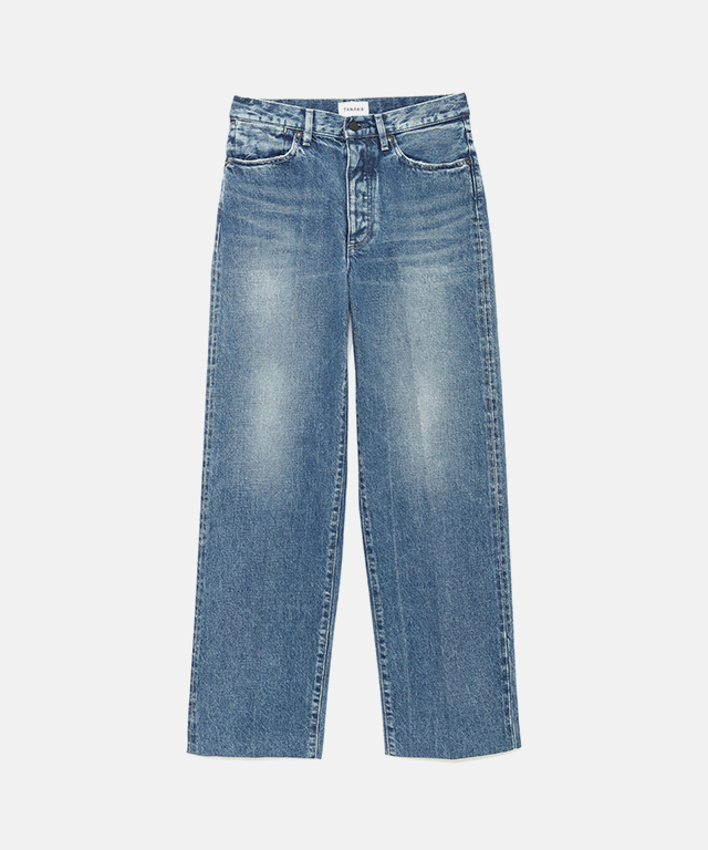 TANAKA THE JEAN TROUSERS VINTAGE BLUE