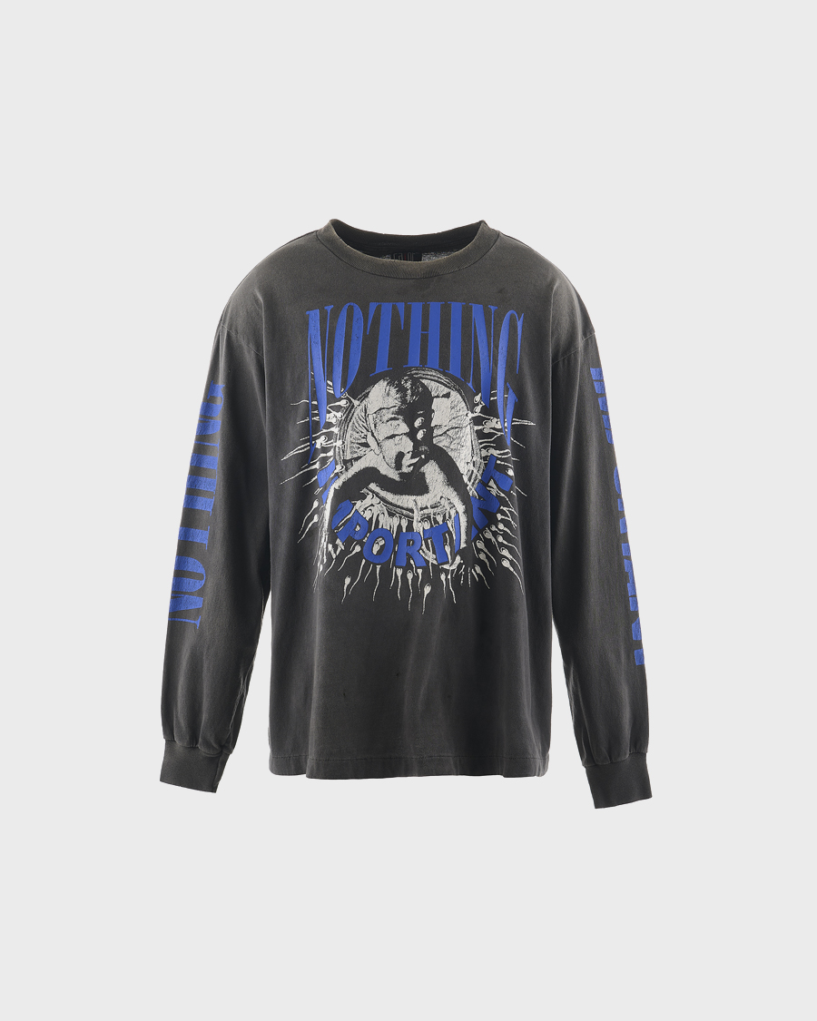 SAINT MICHAEL KK_LS TEE/NOTHING IMP