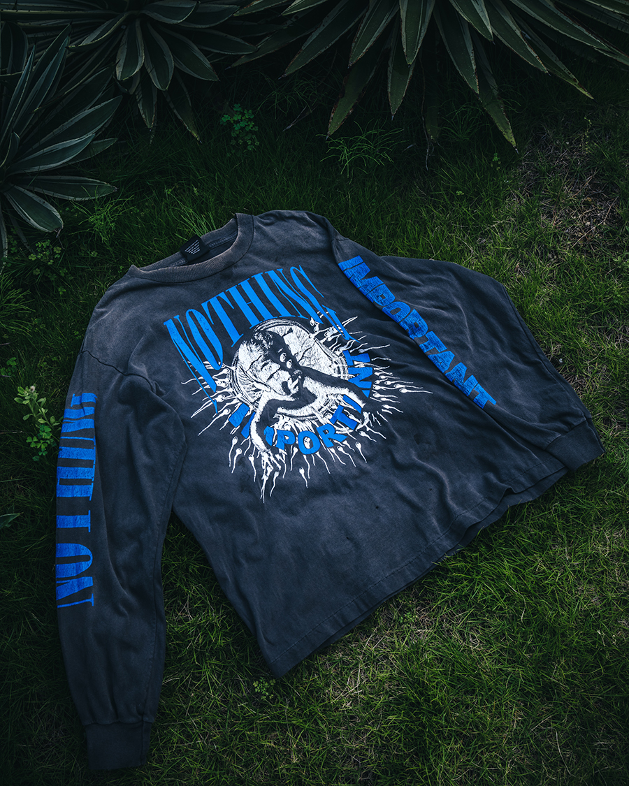 SAINT MICHAEL KK_LS TEE/NOTHING IMP