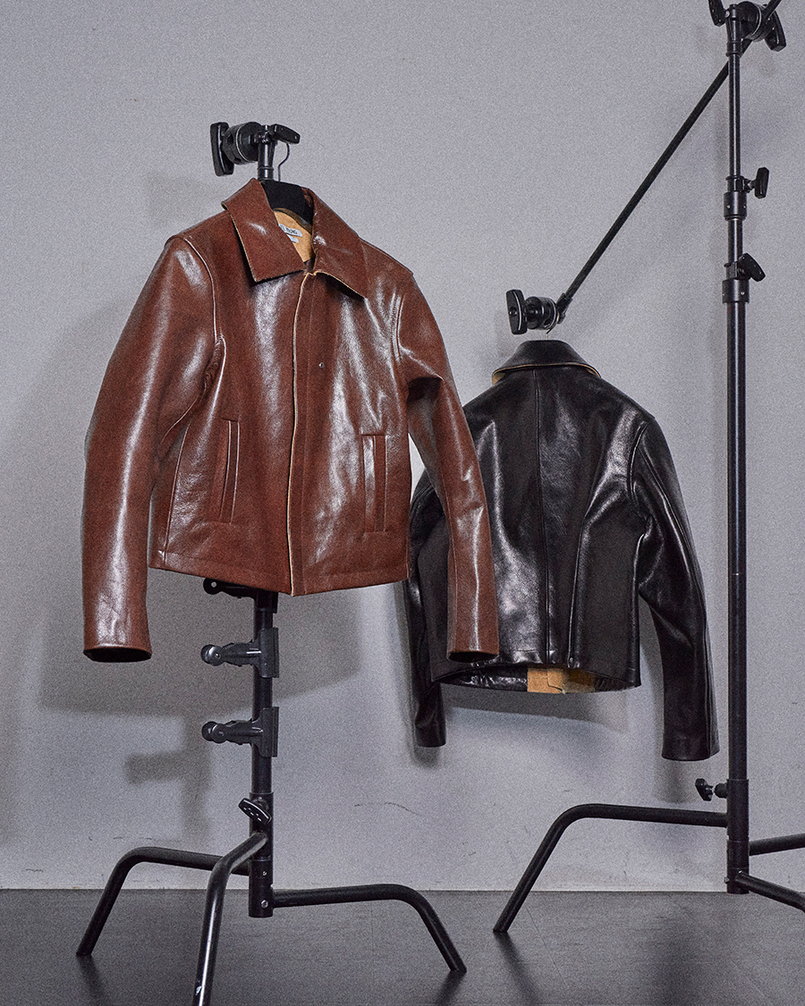 KARMUEL YOUNG 2-way Pocket Leather Jacket