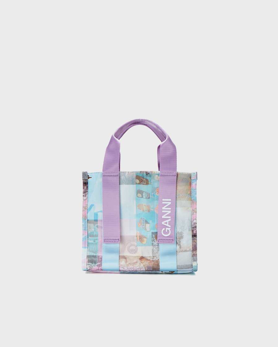 GANNI Recycled tech Small Tote Canvas