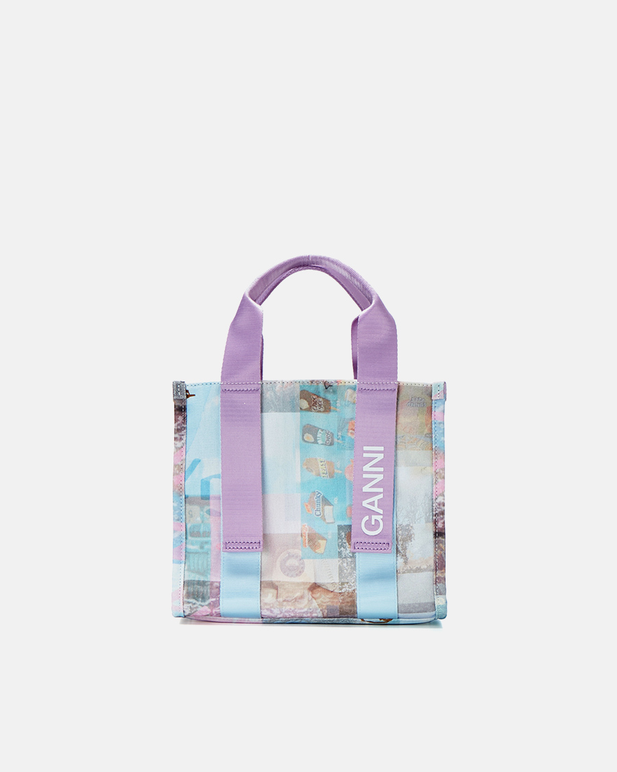 GANNI Recycled tech Small Tote Canvas
