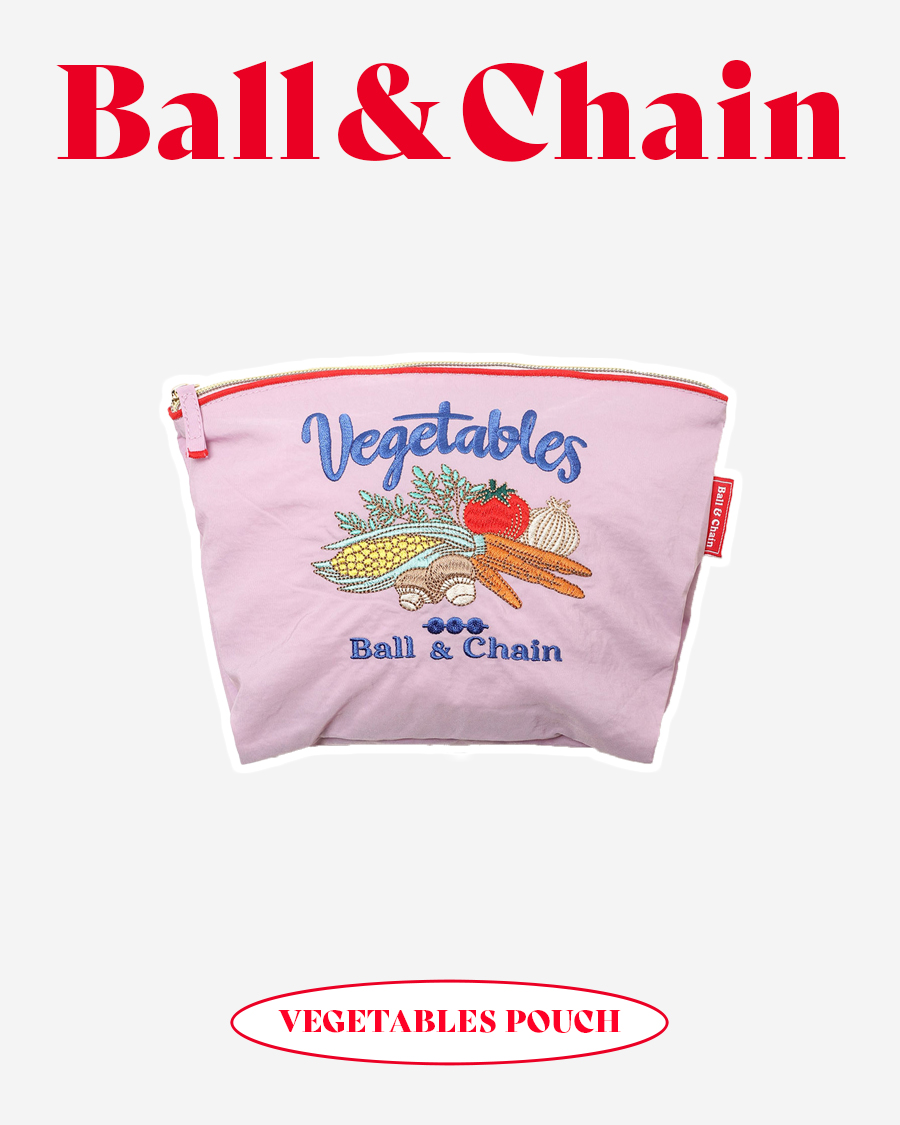 BALL＆CHAIN VEGETABLES POUCH M
