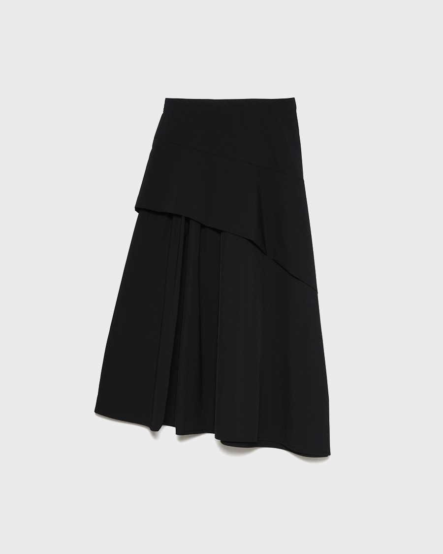 RUMCHE Asymmetry Flare Skirt