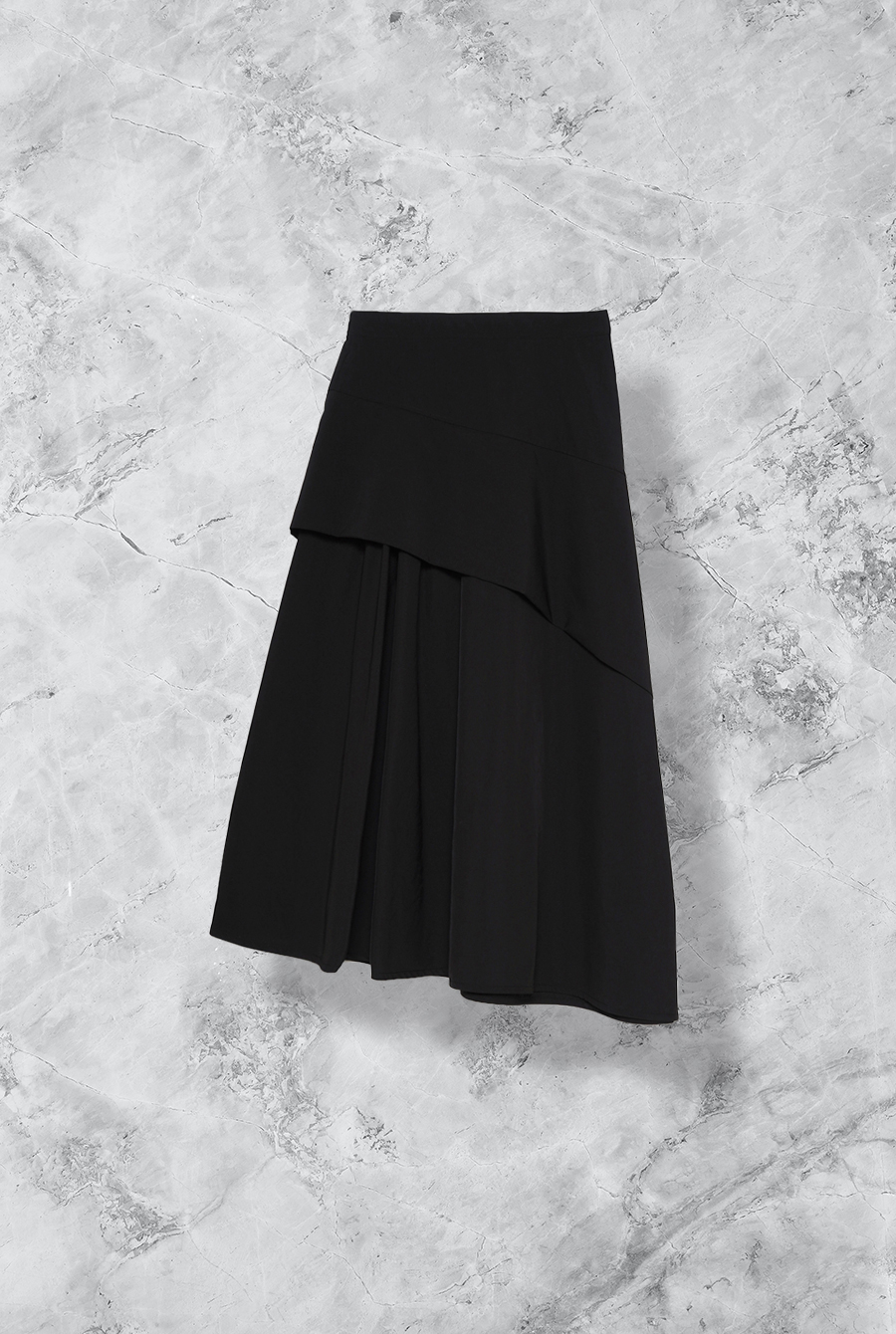 RUMCHE Asymmetry Flare Skirt