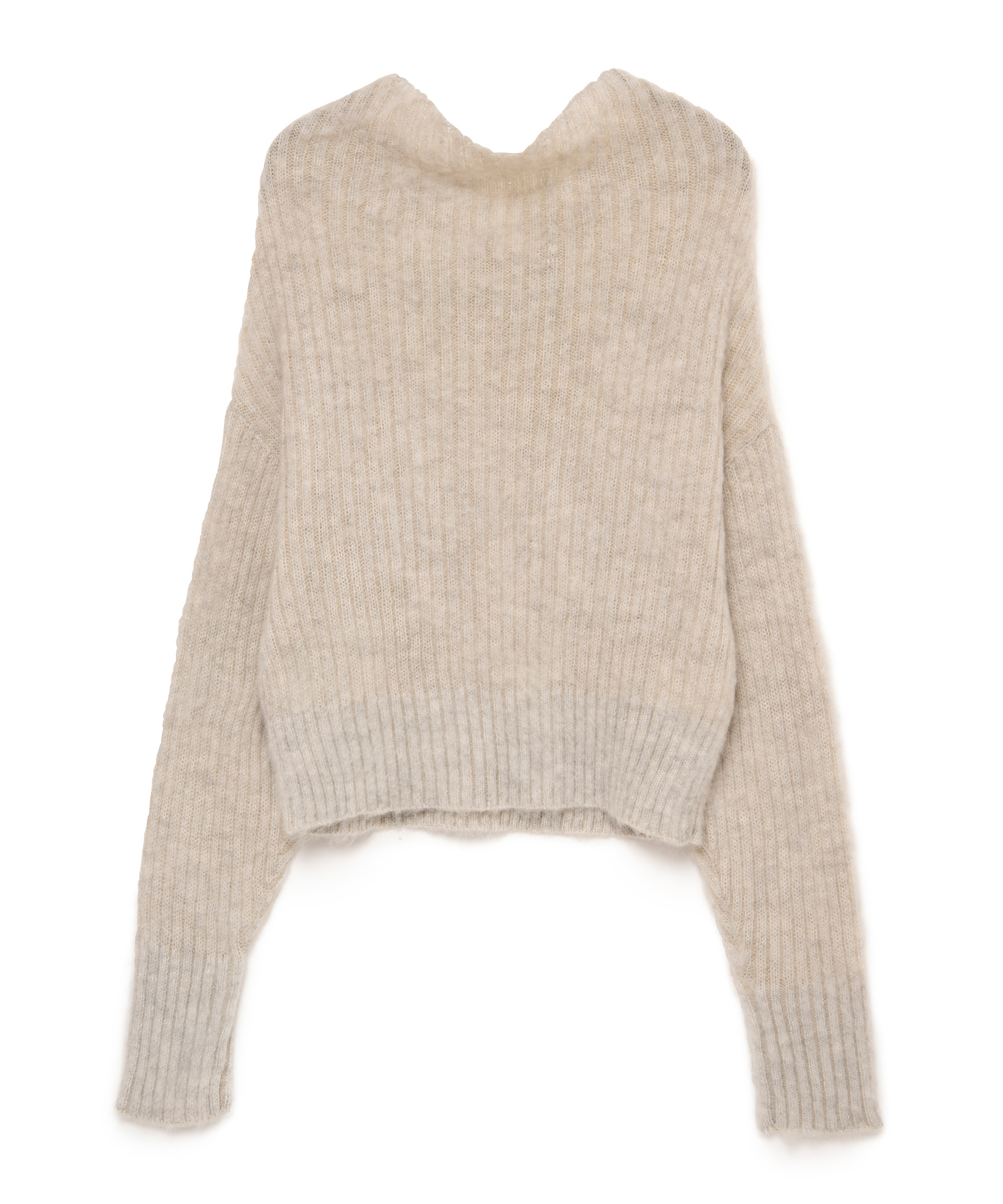 Seagreen-SHAGGY MOHAIR knit