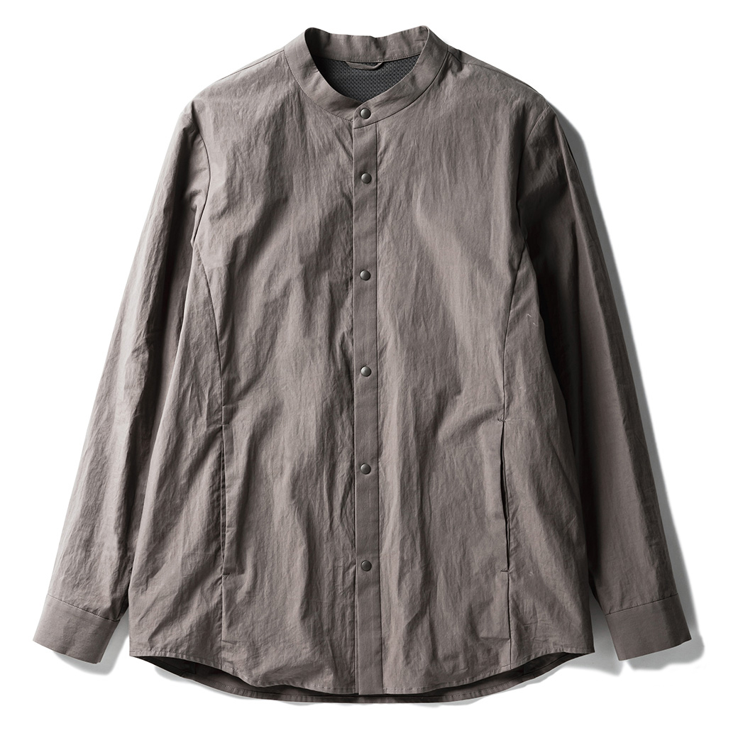 H.I.P. by SOLIDO | FEATHER WEIGHT TYPEWRITER BAND COLLAR  SHIRT