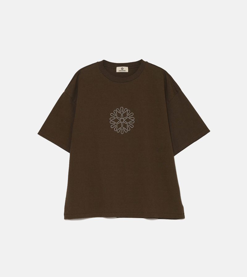 SEAGREEN RECYCLE COTTON LOGO T-SHIRTS