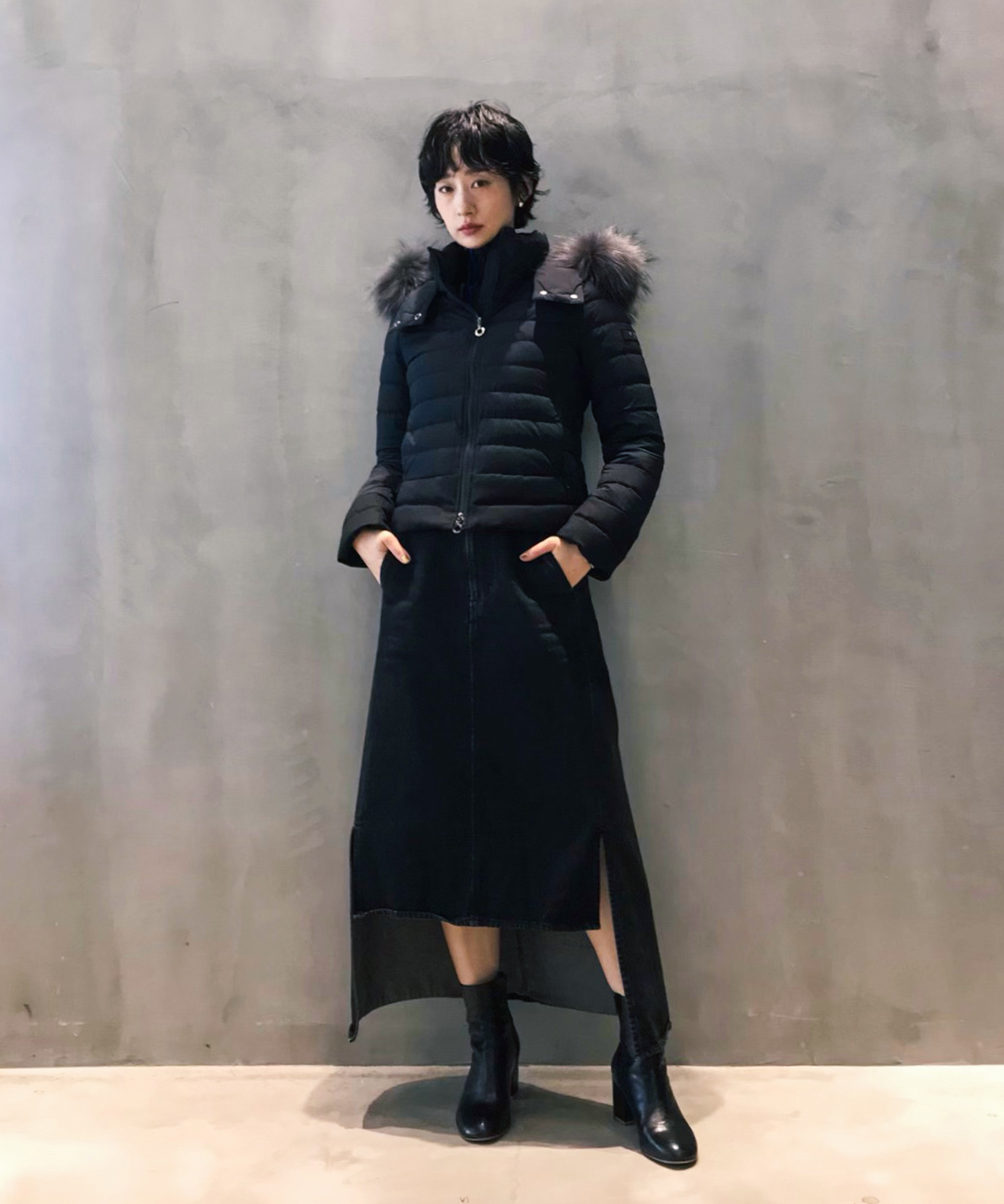 ☆DESCENTE GOLF 韓国☆ 20WINTER スリム　ダウンジャケット