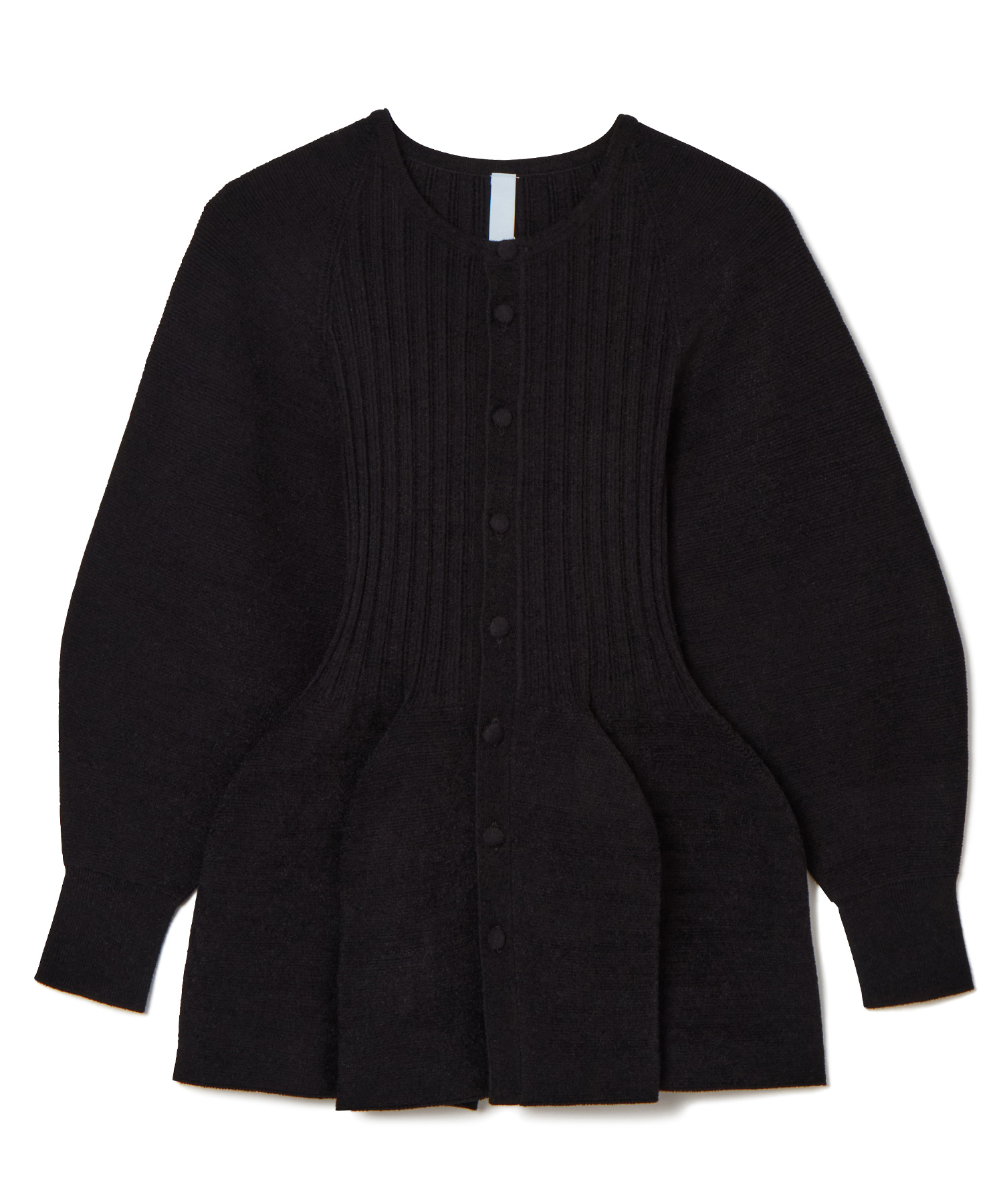 CFCL POTTERY VELVET PUFF SLEEVE CARDIGAN 送料無料 BLACK/01 サイズ:F カーディガン レディース