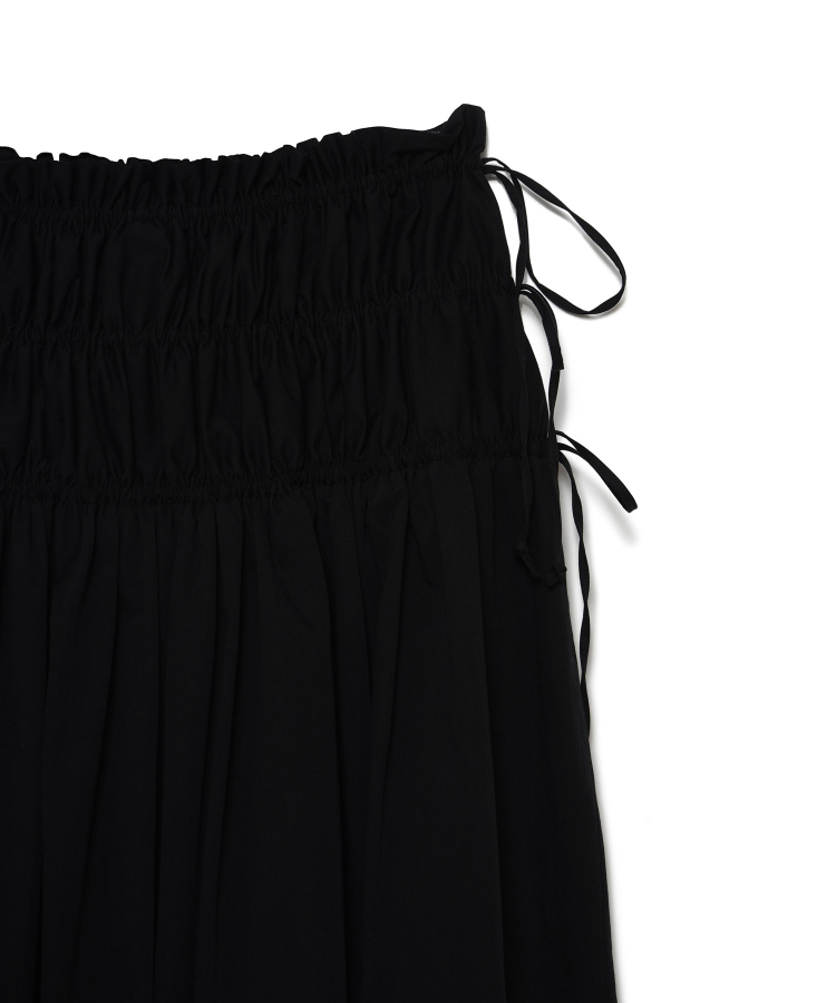GATHERED ORGANIC COTTON MIDI SKIRT（FETICO）｜TATRAS CONCEPT STORE 
