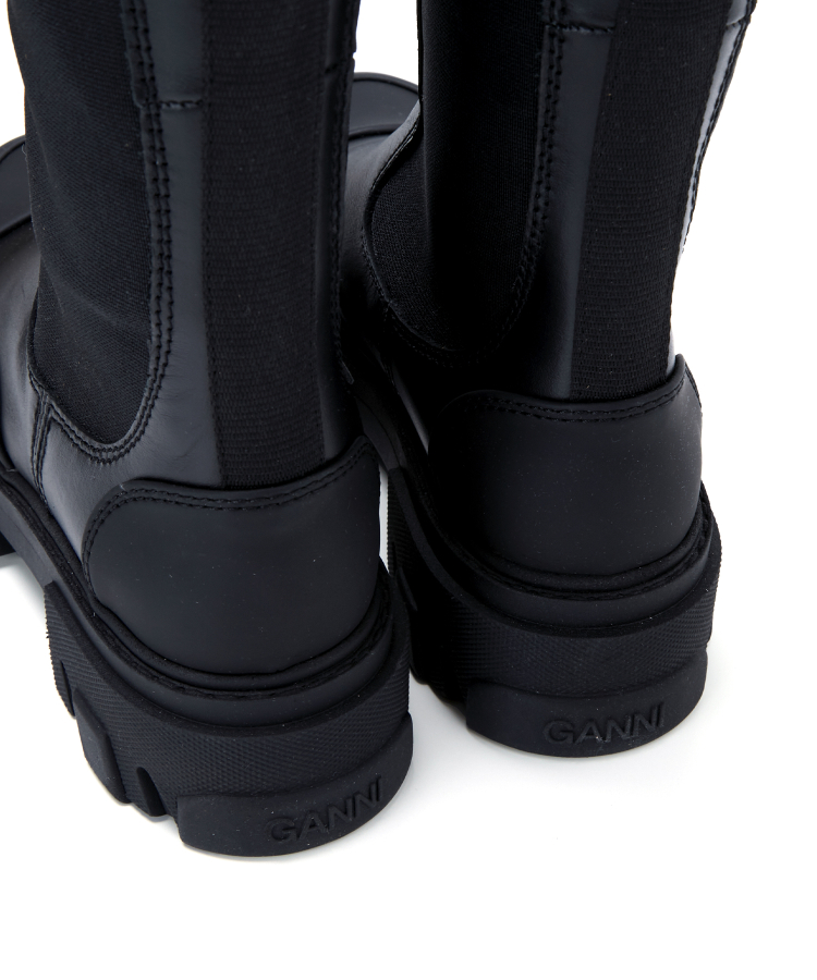 ブーツGANNI Chelsea Long Boots / Black