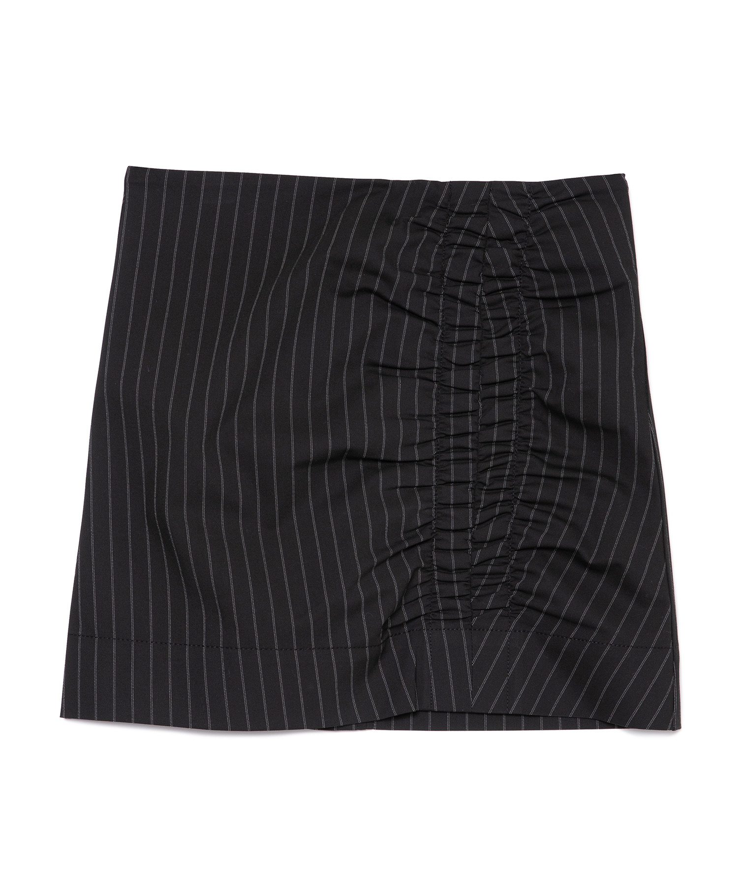 GANNI Stretch Stripe Mini Skirt BLACK/01 サイズ:34,36 ロングスカート レディース