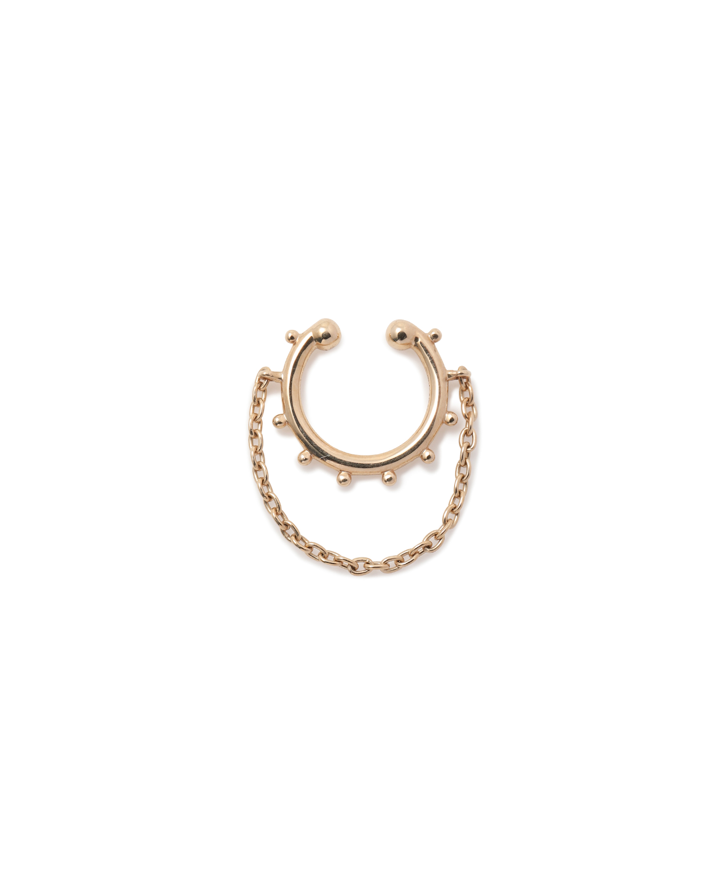 hirotaka (ヒロタカ) Sea Anemone Chain Ear Cuff 送料無料 GOLD/90 サイズ:F イヤリング レディース