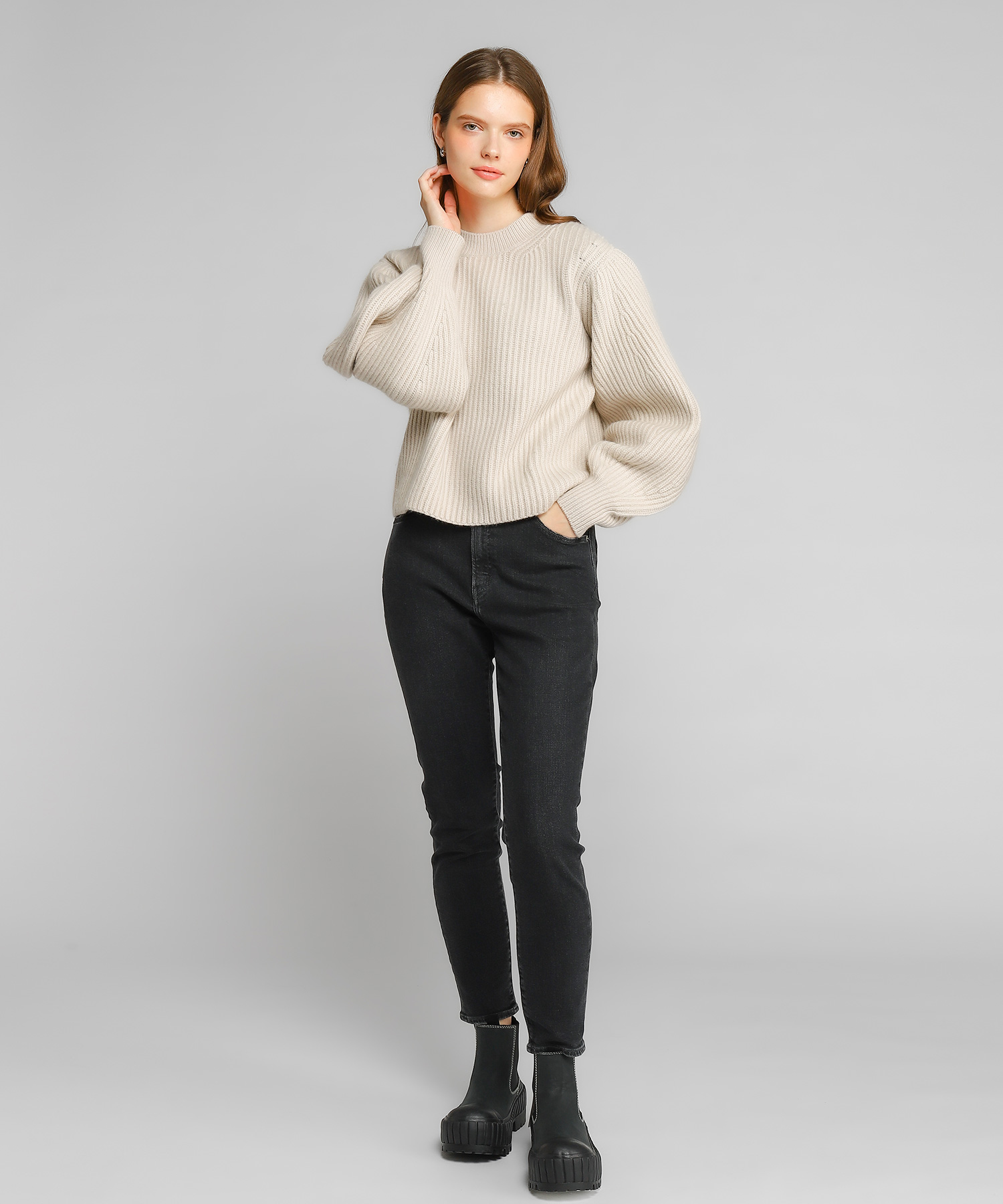 完売品 新品未使用 Tasmania Wool Knit TOPS | 150.illinois.edu