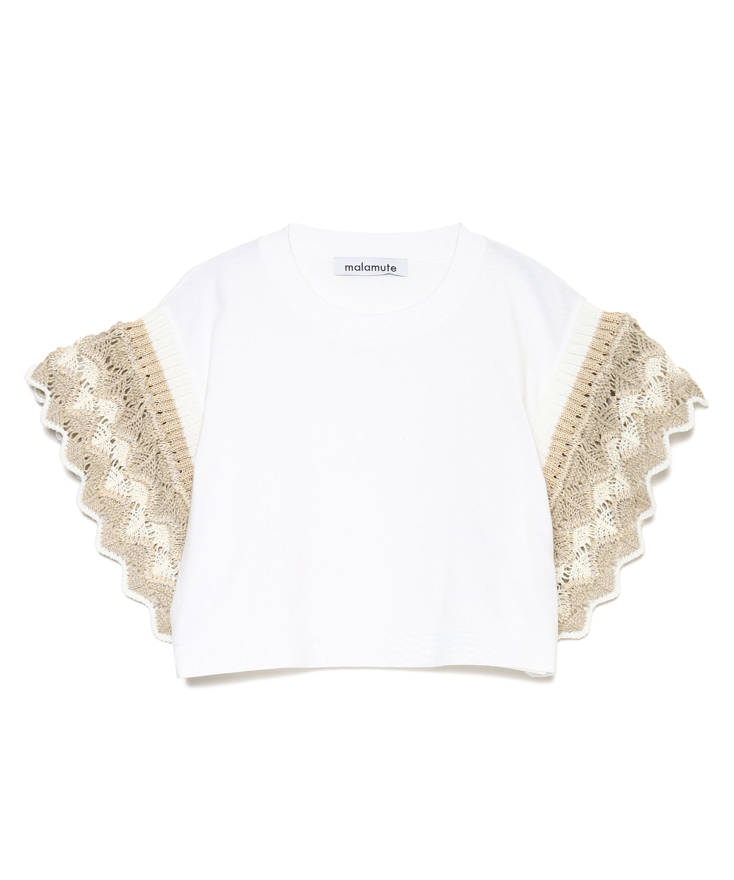 ODAKHA crazy knit T BEIGE/27 サイズ:01 Tシャツ・カットソー レディース