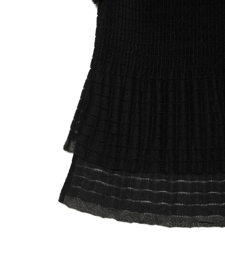 sheer frilled pleated knit（ODAKHA）｜TATRAS CONCEPT STORE 