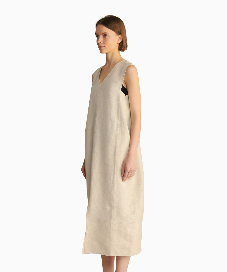 LINEN TWO-WAY DRESS（MISSING YOU ALREADY）｜TATRAS CONCEPT STORE