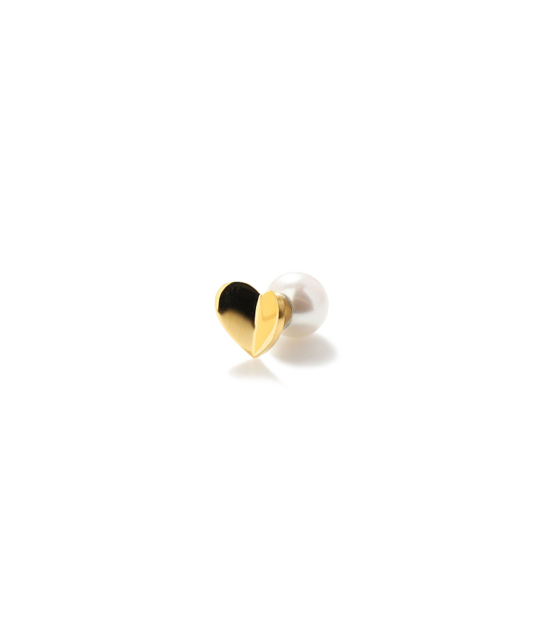 再値下げ　MAYU  ピアス　tiny heart pierce(gold)