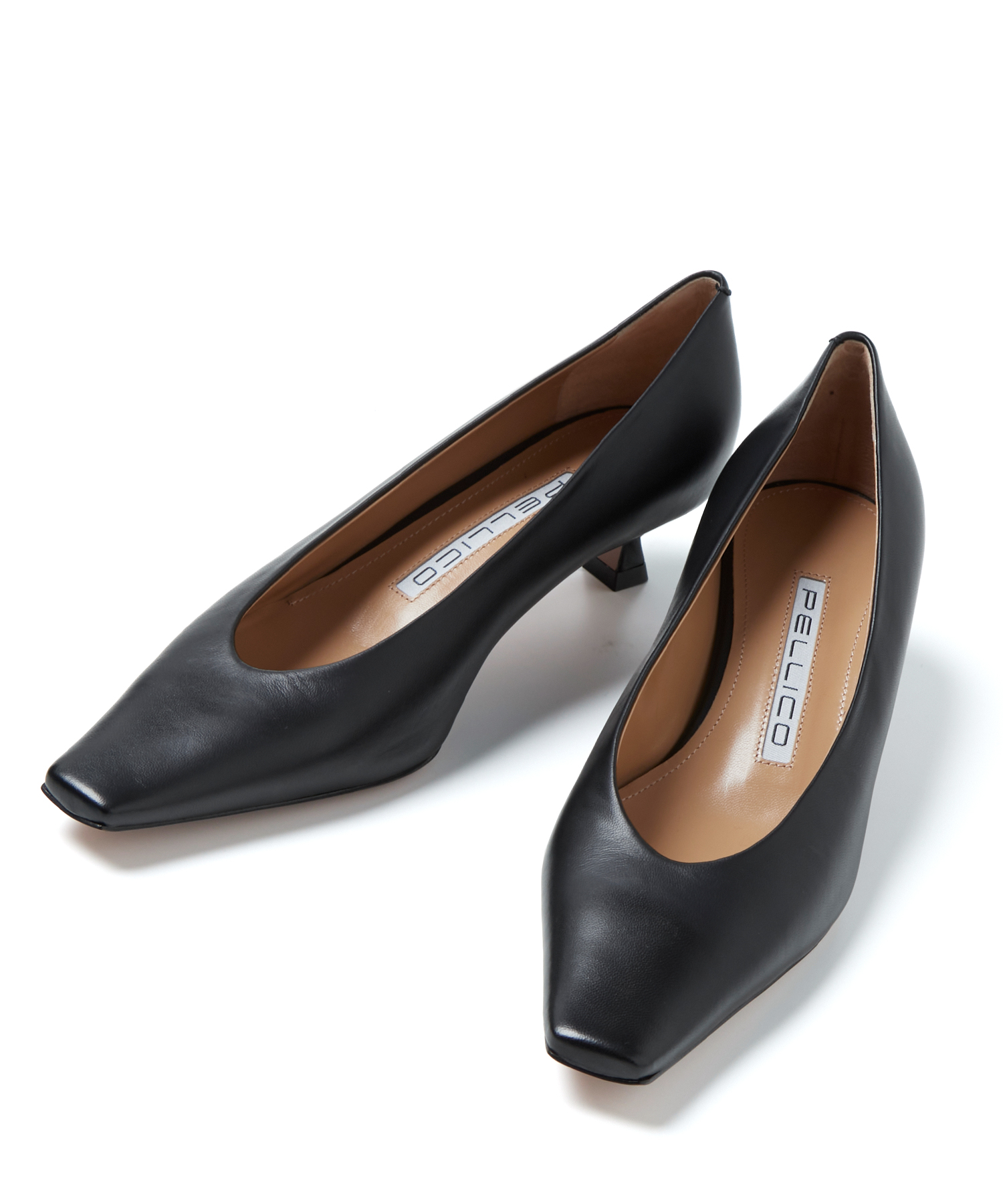 DAMA SEMI SQUARE TOE EGG CUT PUMPS 3.5cm（PELLICO）｜TATRAS CONCEPT STORE  タトラス公式通販サイト