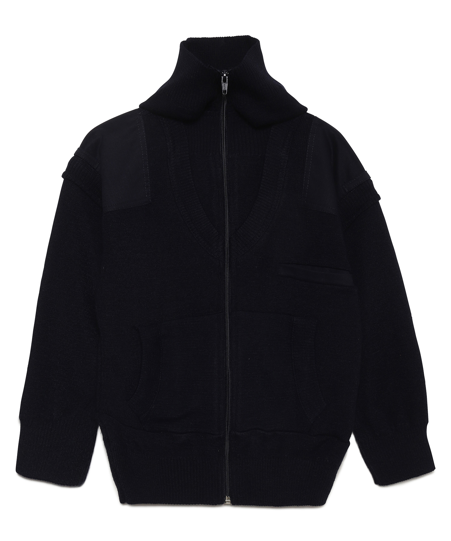 PROTOTYPES MILITARY ZIP UP HOODIE 送料無料 NAVY/40 サイズ:S パーカー・スウェット レディース