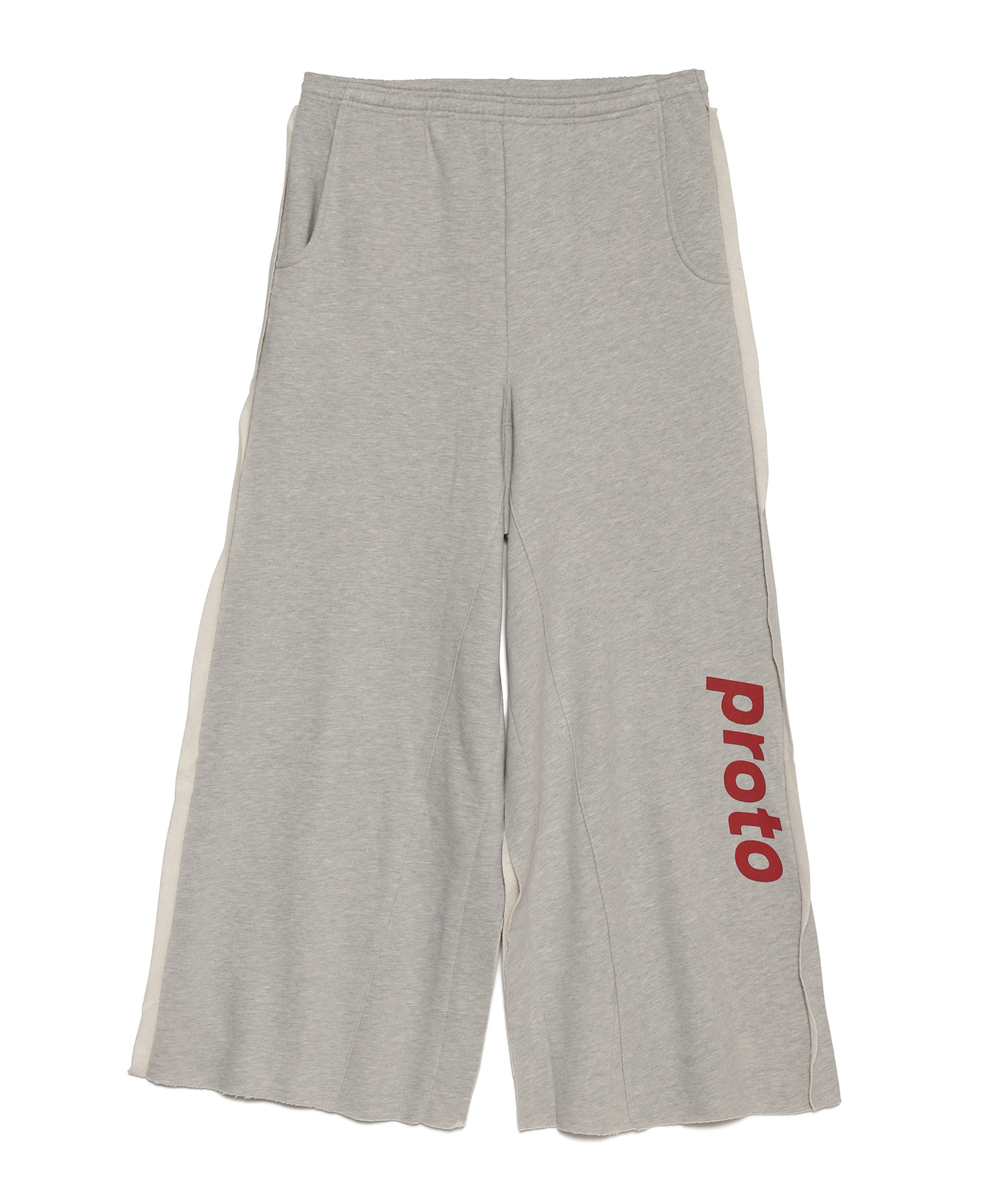 PROTOTYPES CUT UP NEW SWEATPANTS 送料無料 GRAY/07 サイズ:L ロングパンツ レディース