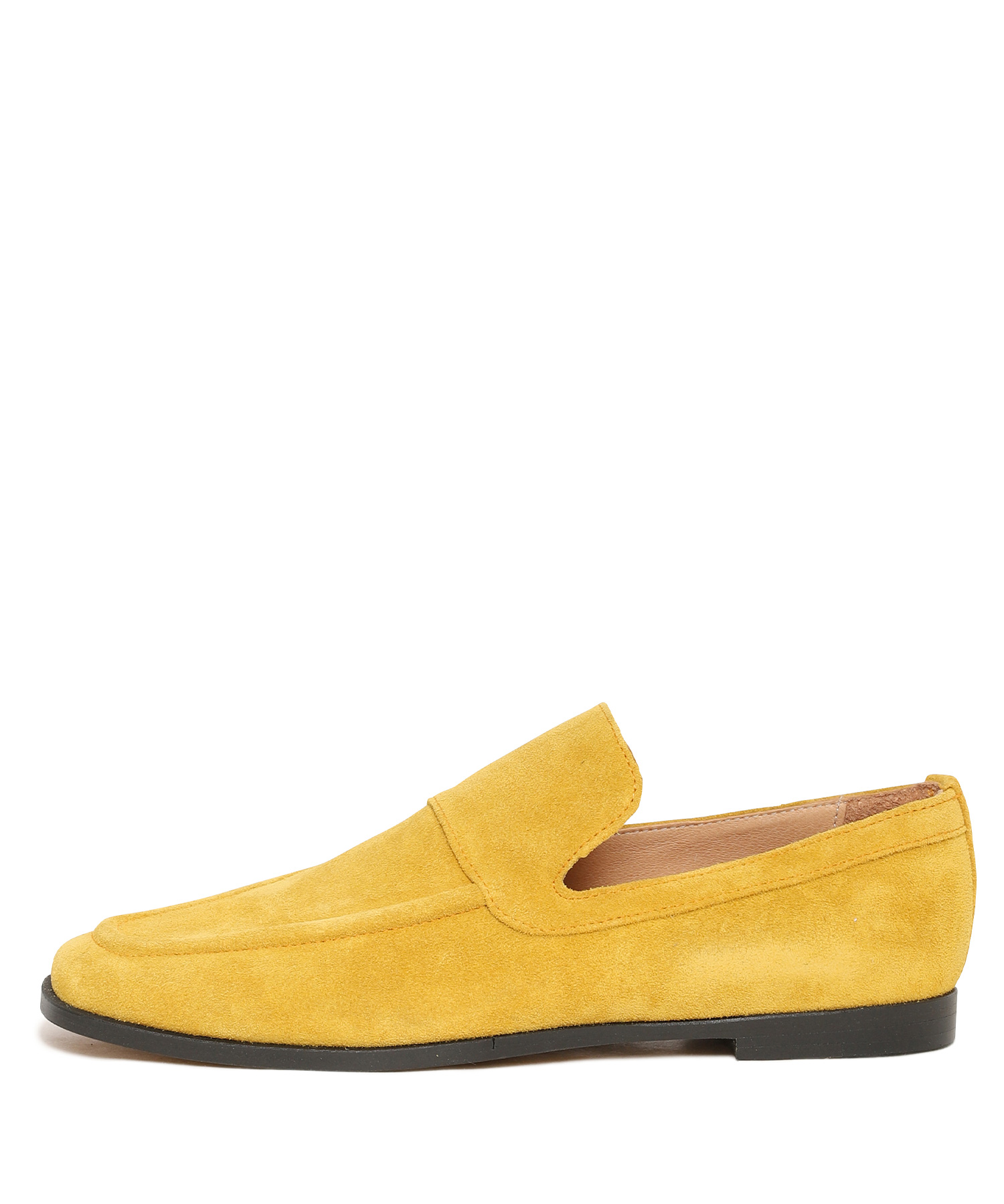 PURPRED BEAK FLAT SHOES MUSTARD/83 サイズ:22H,23H,24H レザーシューズ レディース