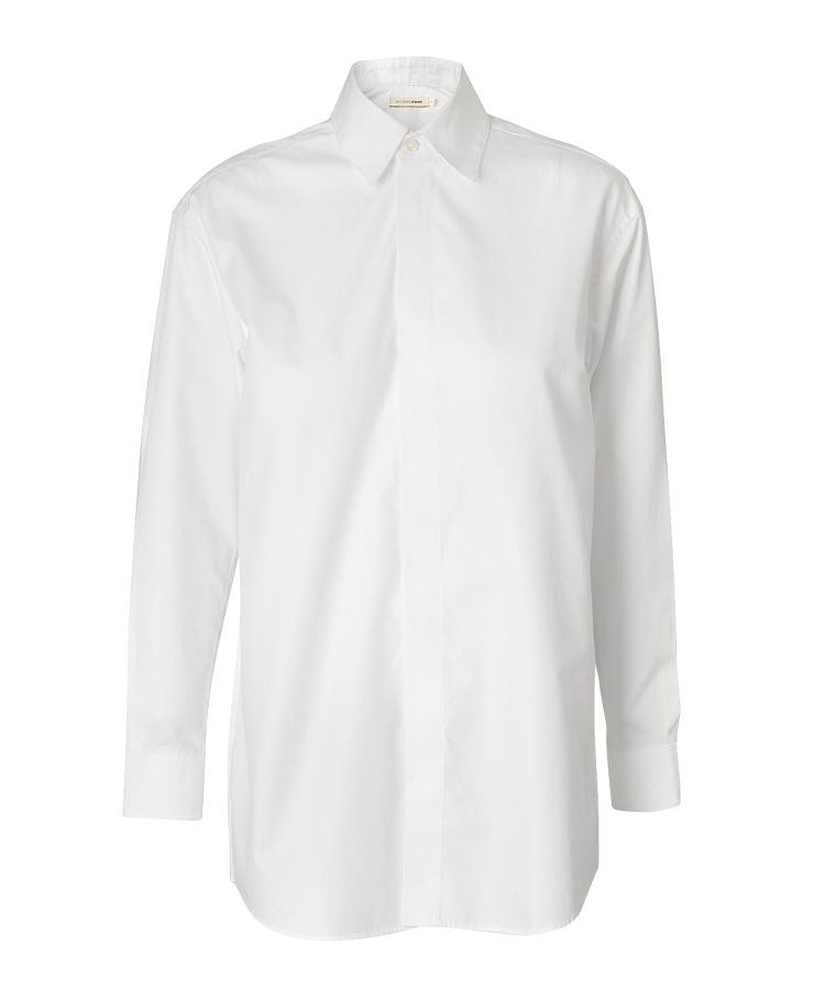 WHITE COTTON SHIRT - REGULAR FIT（STUDIO R330）｜TATRAS CONCEPT