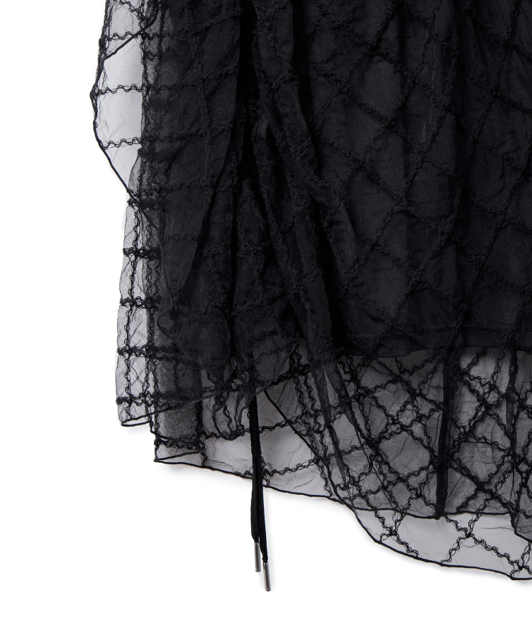 Tulle Shirring Skirt（RUMCHE）｜TATRAS CONCEPT STORE
