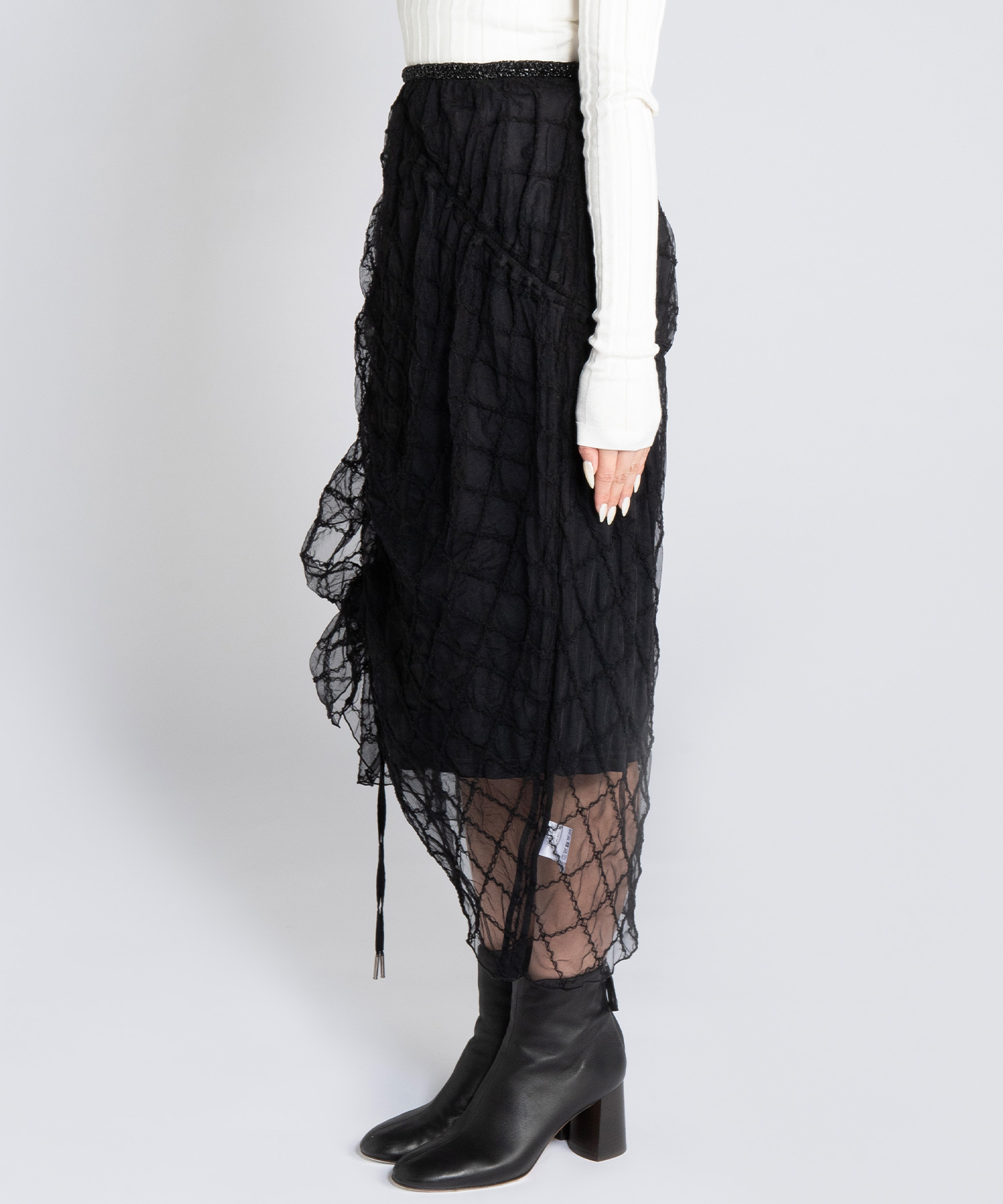 Tulle Shirring Skirt（RUMCHE）｜TATRAS CONCEPT STORE タトラス公式 