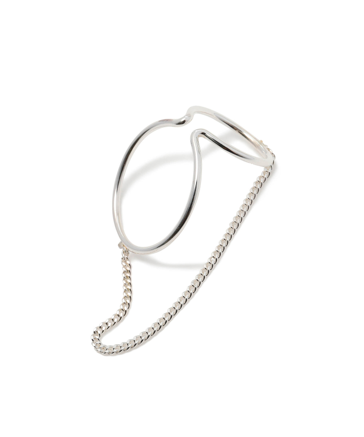 WIRE BOLD EARCUFF DOUBLE NO2 925 AG（SASKIA DIEZ）｜TATRAS CONCEPT 