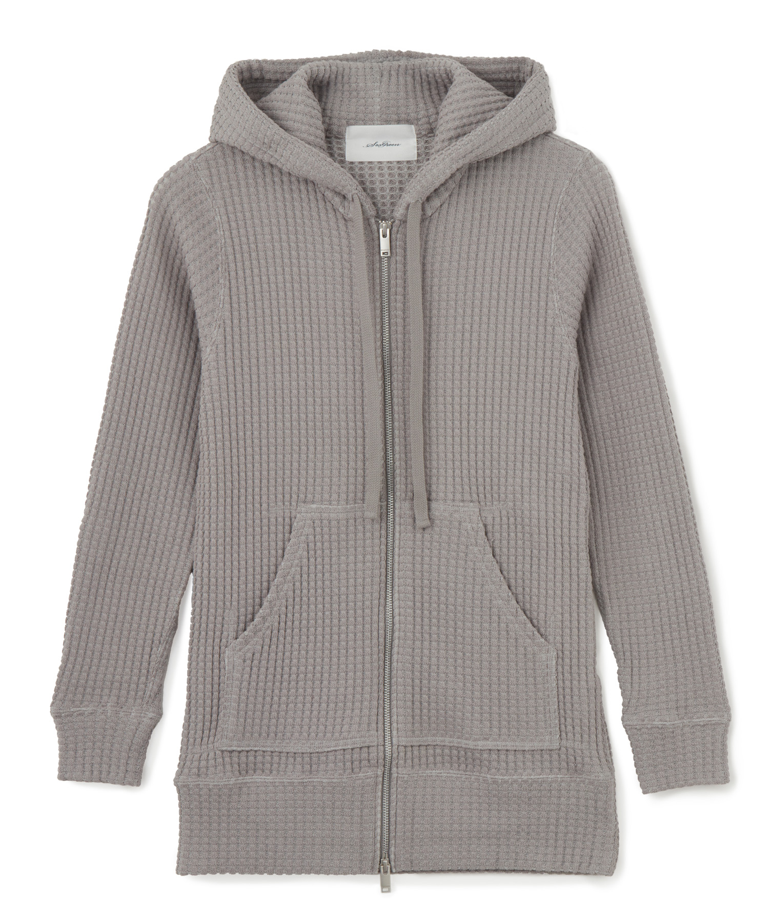 【公式】SEAGREEN (シーグリーン) BIG WAFFLE hoodie L.GRAY/08 サイズ:01,02,03 パーカー・スウェット レディース