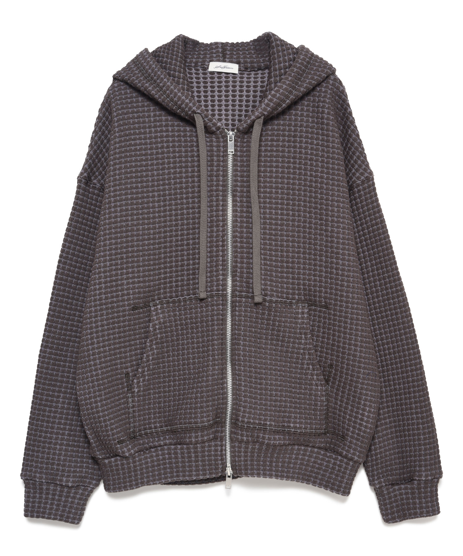 BIG WAFFLE HOODIE（SEAGREEN）｜TATRAS CONCEPT STORE タトラス公式通販サイト