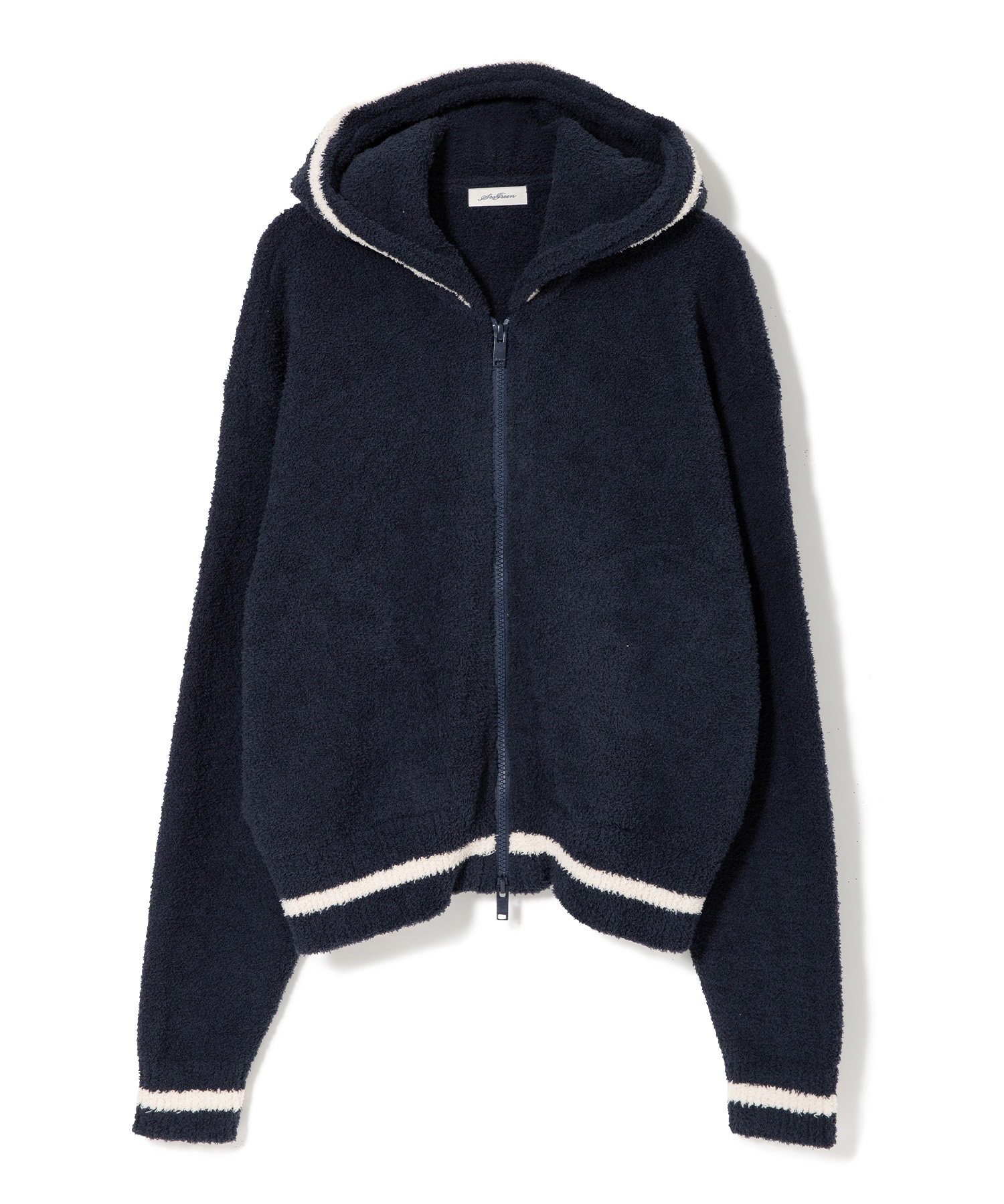 【公式】SEAGREEN (シーグリーン) ECO MOCO HOODIE NAVY/40 サイズ:01,02 パーカー・スウェット レディース