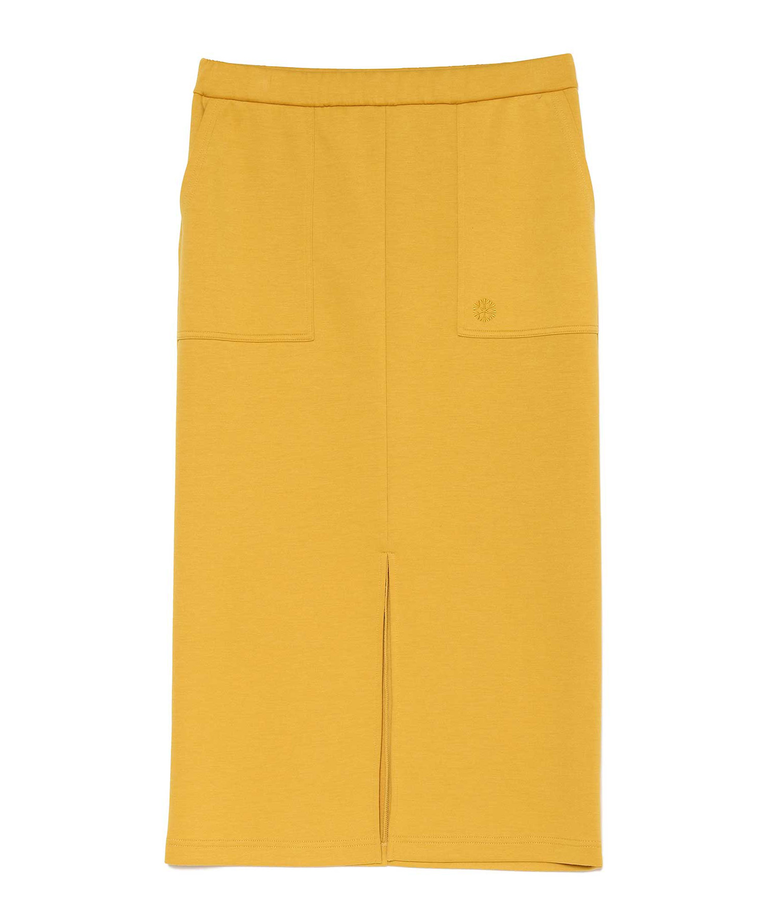 【公式】SEAGREEN (シーグリーン) ECO CARDBOARD KNIT SKIRT MUSTARD/83 サイズ:01,02 ロングスカート レディース