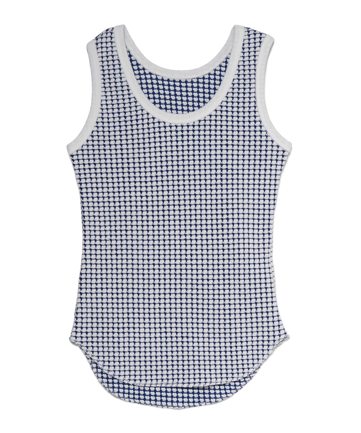 【公式】SEAGREEN (シーグリーン) BIG WAFFLE TANK‐TOP ROYAL/46 サイズ:01,02 タンクトップ・ノースリーブ レディース