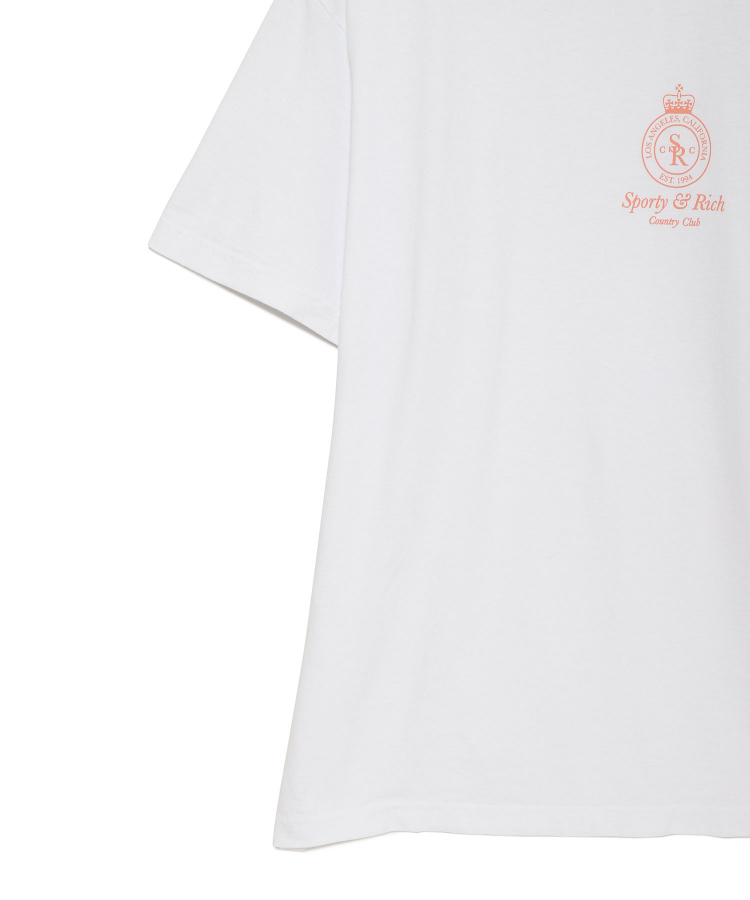 SPORTY&RICH(スポーティアンドリッチ) CROWN T SHIRT-