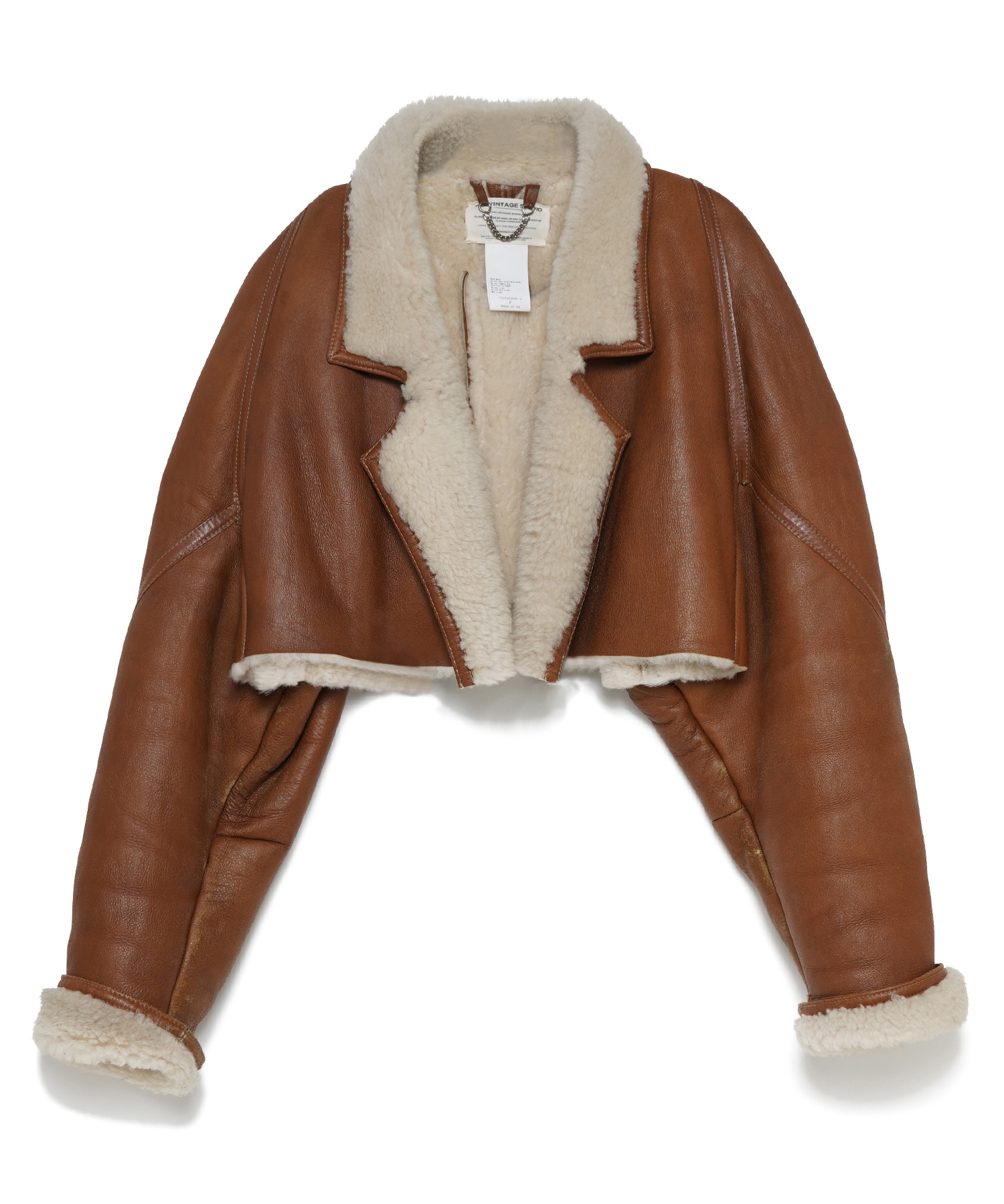 THE VINTAGE STUDIO Reworked Shearling Coat 送料無料 マルチカラーミックス系/99 サイズ:F ジャケット レディース