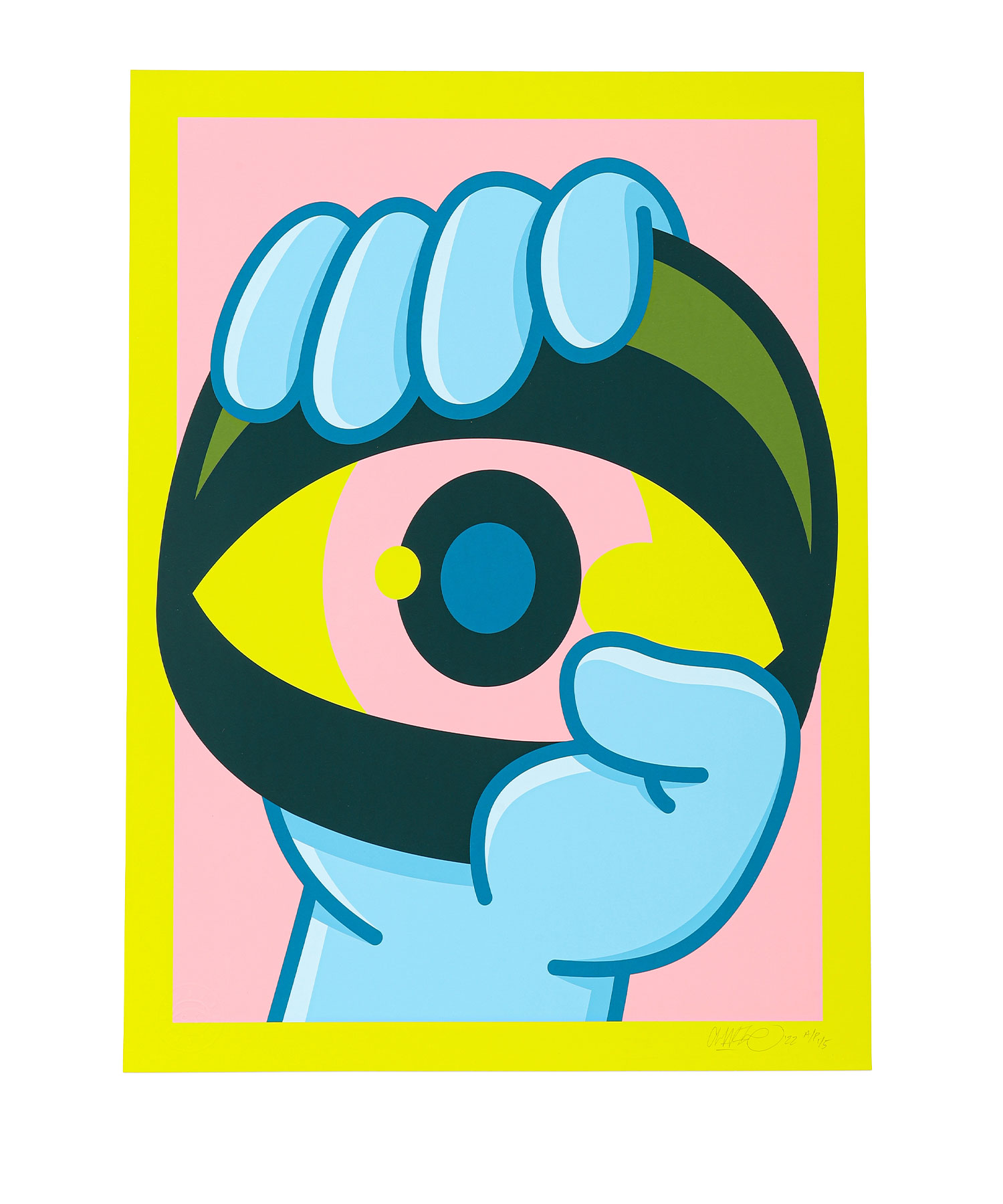 The Art of Chase Awareness is Key -poster- YELLOW/80 サイズ:F その他雑貨 メンズ