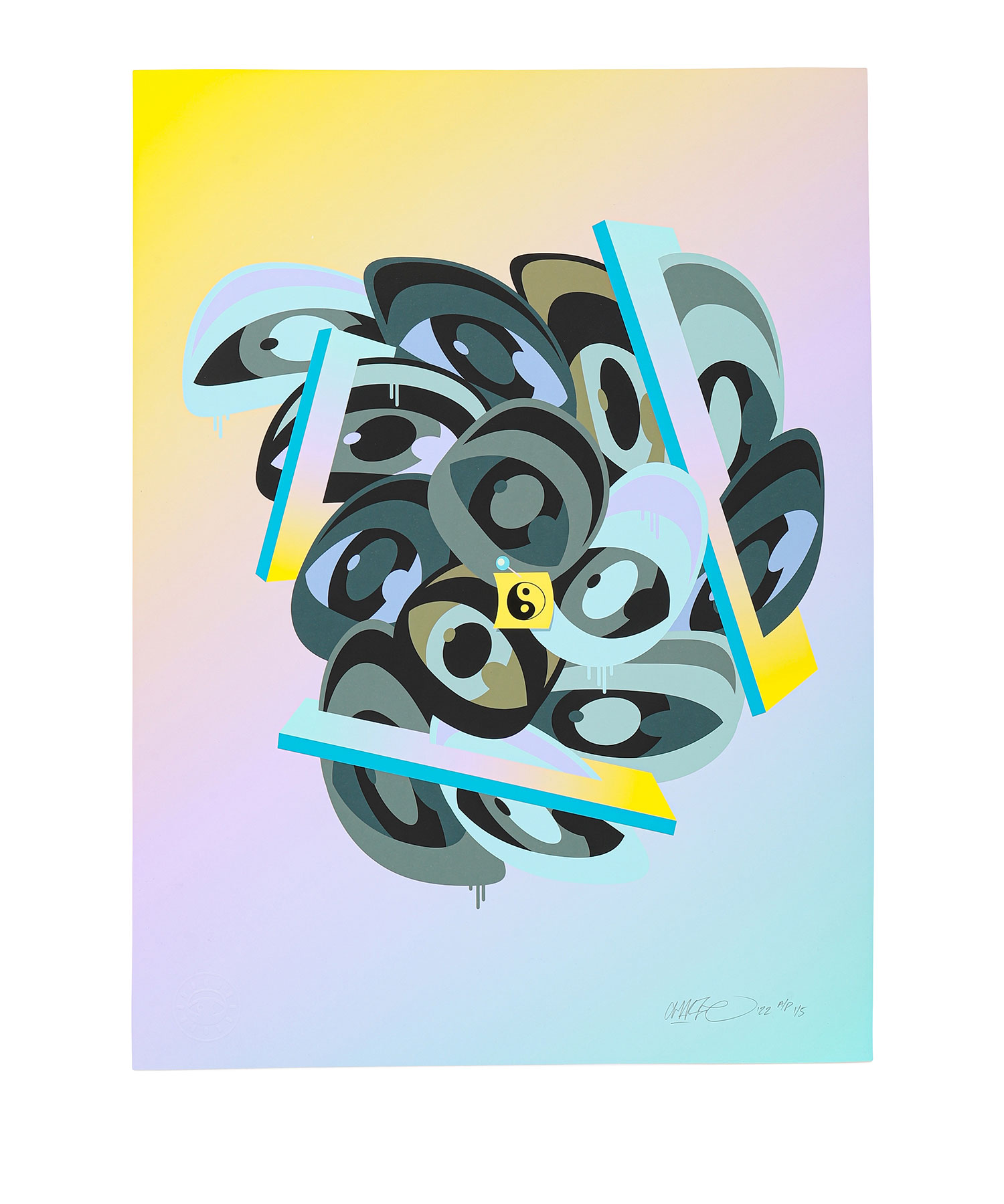 The Art of Chase Balance -poster- ブルー系/44 サイズ:F その他雑貨 メンズ