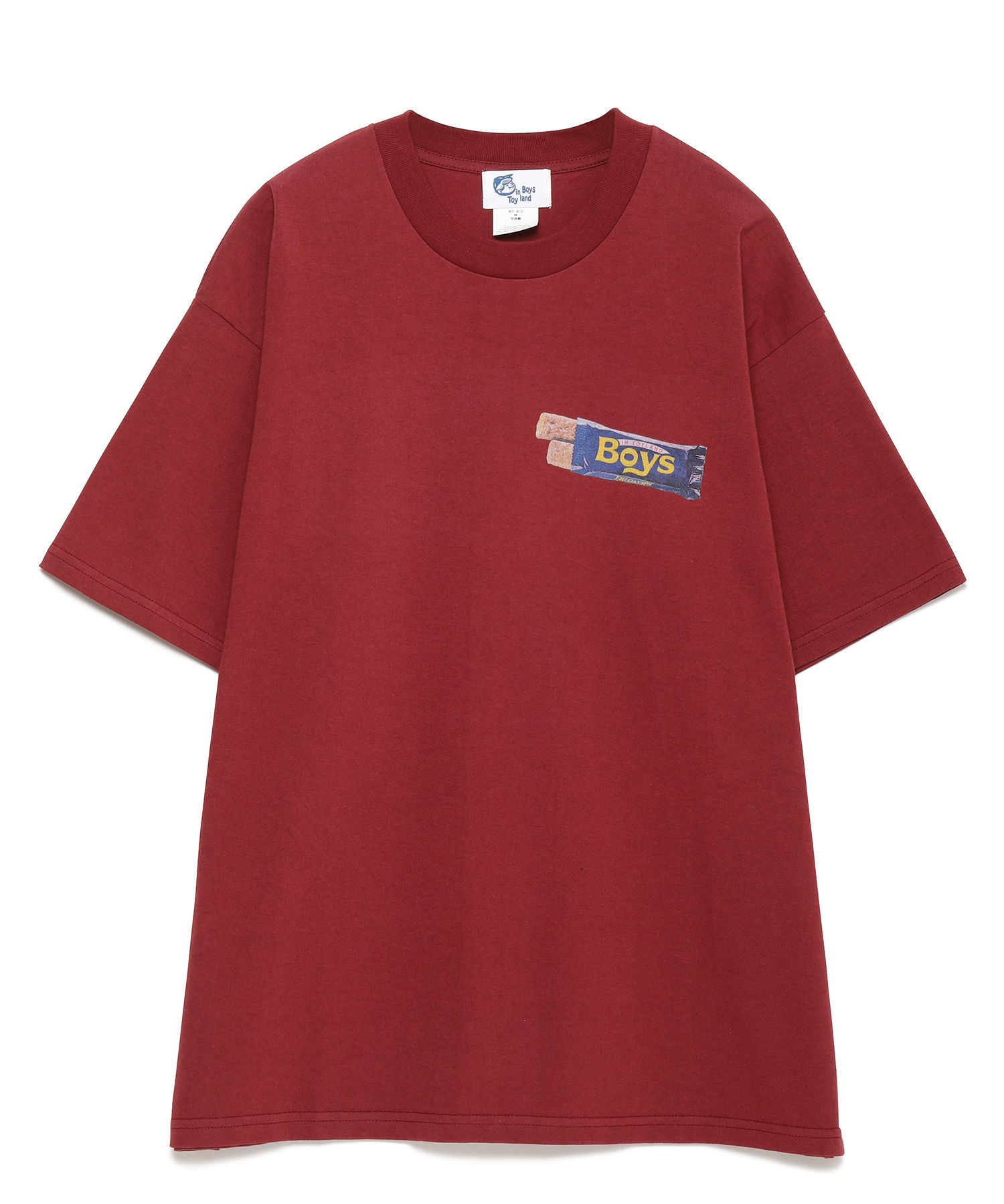 Boys in Toyland CHOCOLATE BAR TEE WINE/51 サイズ:M,L Tシャツ・カットソー メンズ