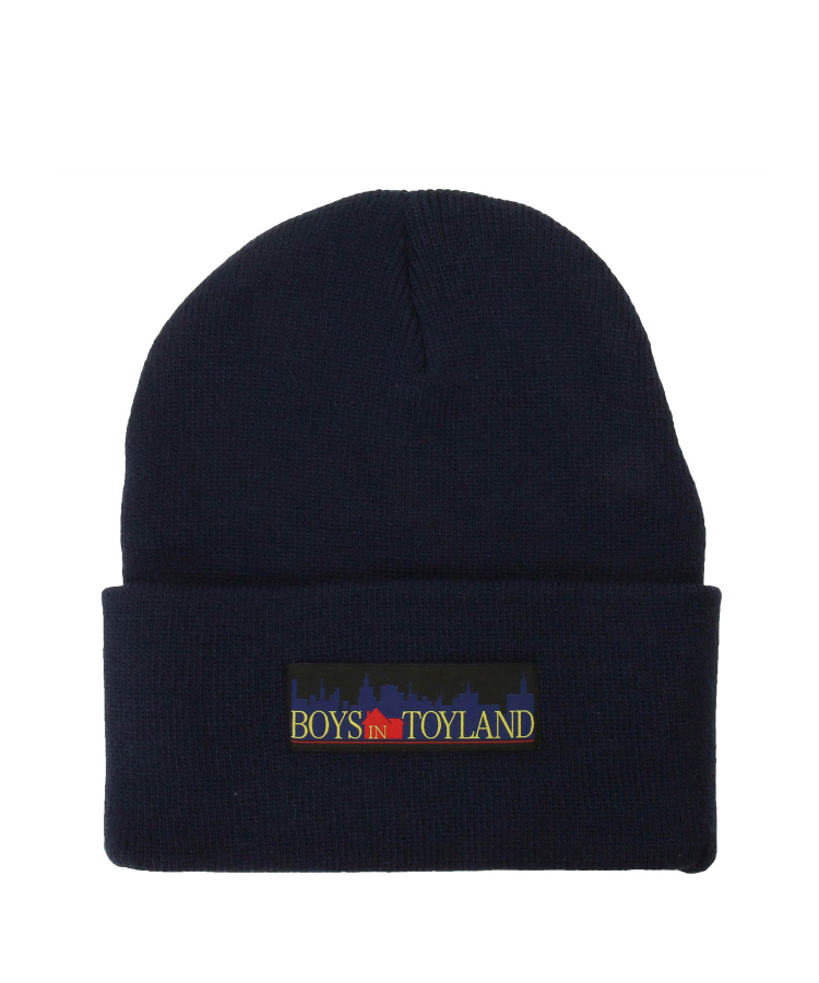 FREE備考BOYS IN TOYLAND ボーイズ イン トイランド 22SS BOYS WOOL CAP フロントワッペンキャップ 帽子 ネイビー BIT-009