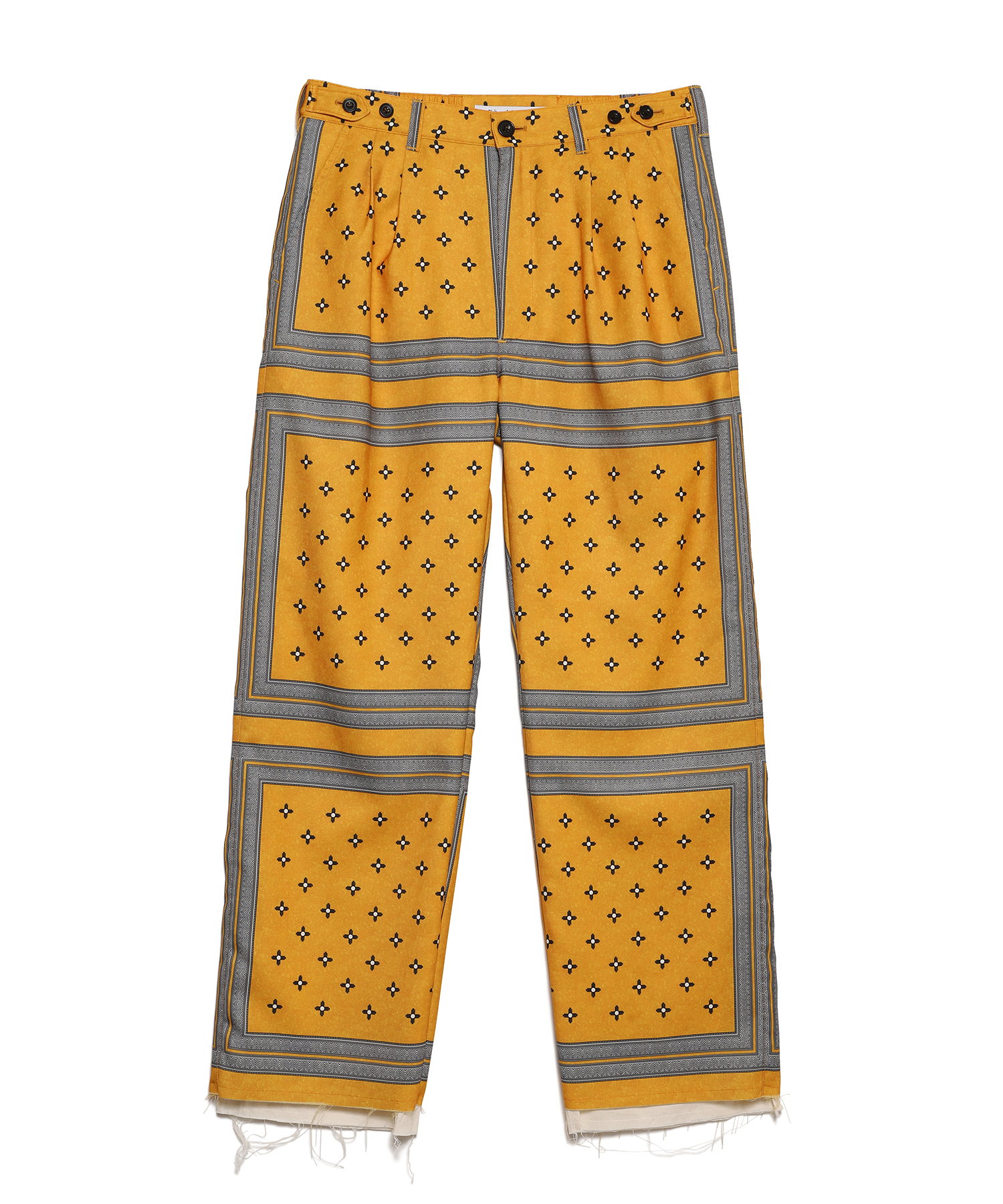 Children of the Discordance (チルドレン オブ ザ ディスコーダンス) PERSONAL DATA PRINT TROUSERS 送料無料 YELLOW/80 サイズ:01,02 ロングパンツ メンズ