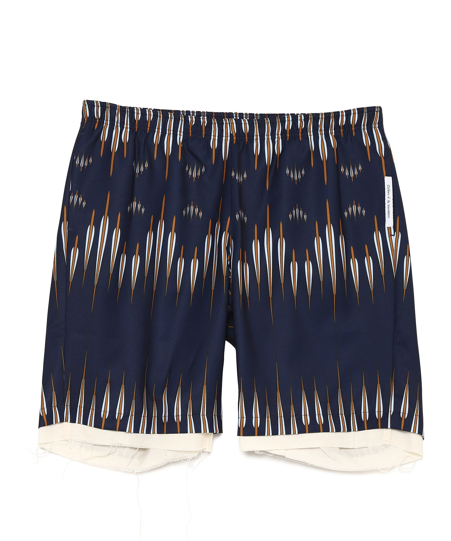 Children of the Discordance (チルドレン オブ ザ ディスコーダンス) PERSONAL DATA PRINTED SHORT PANTS H NAVY/40 サイズ:01,02 ショートパンツ メンズ