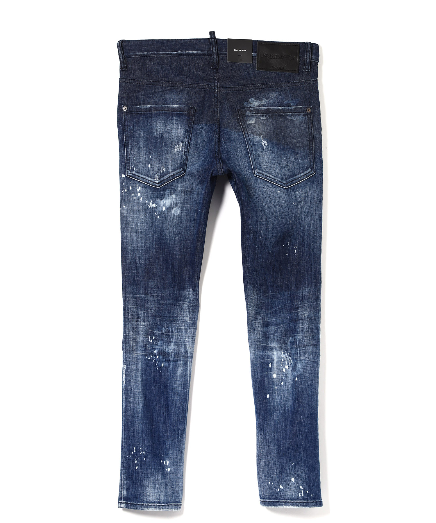 DARK WASH SKATER JEAN WITH FRONT ZIP（DSQUARED2）｜TATRAS CONCEPT 