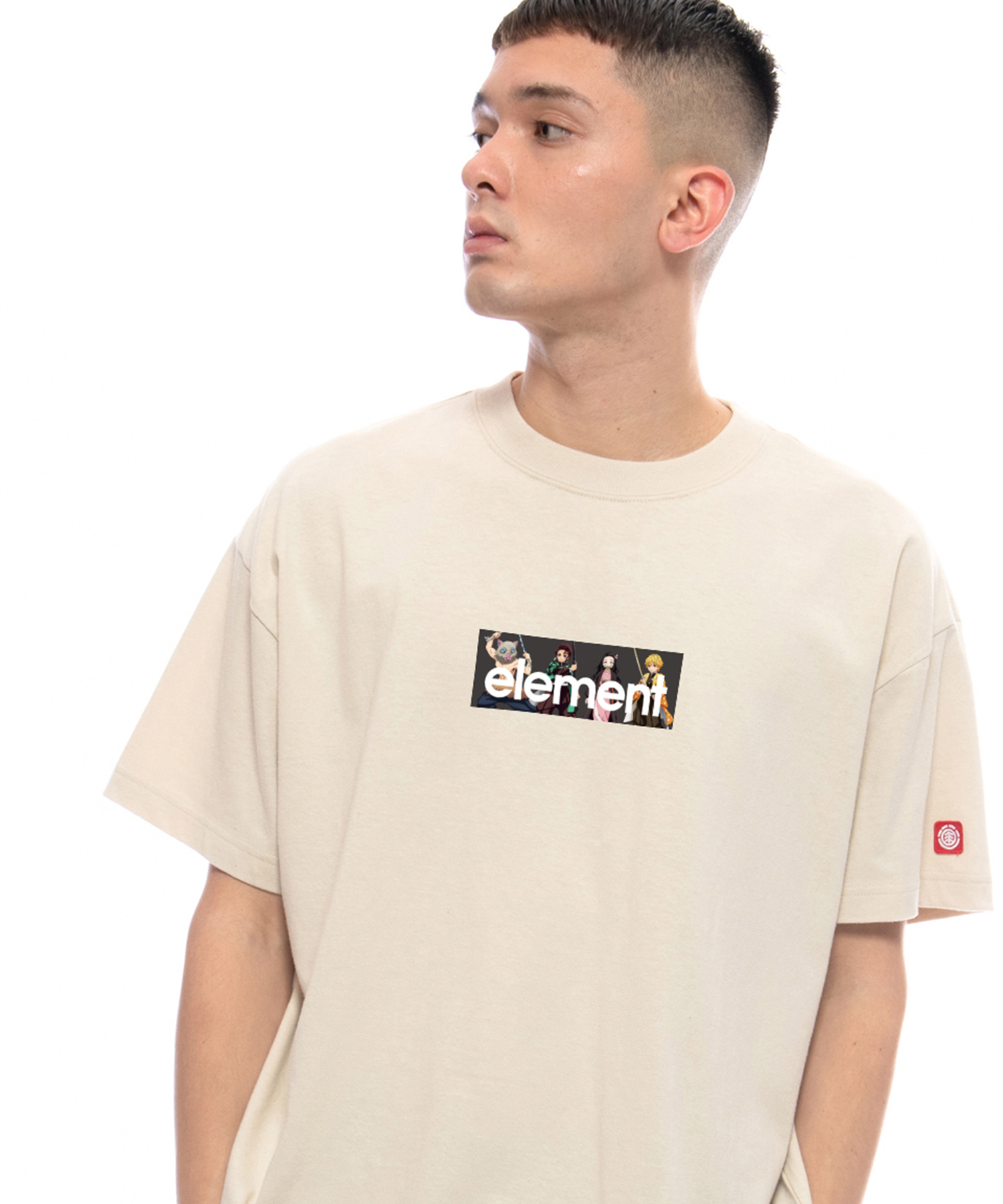 ELEMENT (エレメント) ELEMENT メンズ 【鬼滅の刃】 KIMETSU A SS Ｔシャツ 【2021年夏モデル】 BEIGE/27 サイズ:S,M,L,XL Tシャツ・カットソー メンズ