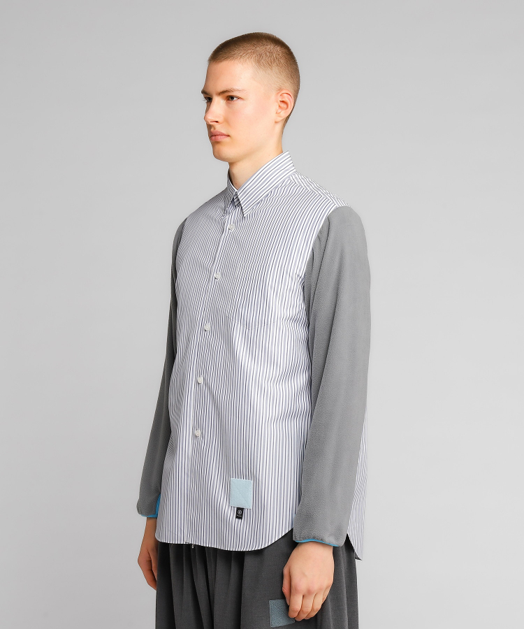 Fleece sleeve shirt（FUMITO GANRYU）｜TATRAS CONCEPT STORE