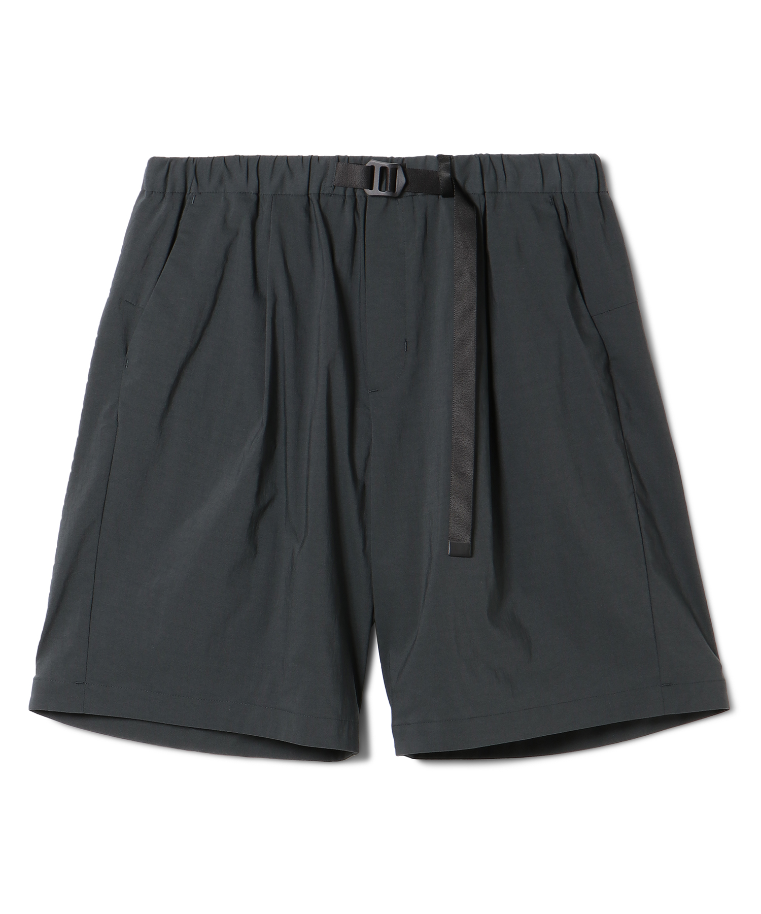 【公式】H.I.P. by SOLIDO (エイチアイピー バイ ソリード) H.I.P. by SOLIDO×LEADER CEBONNER NYLON WIDE SHORTS C.GRAY/09 サイズ:01,02,03,04 ショートパンツ メンズ