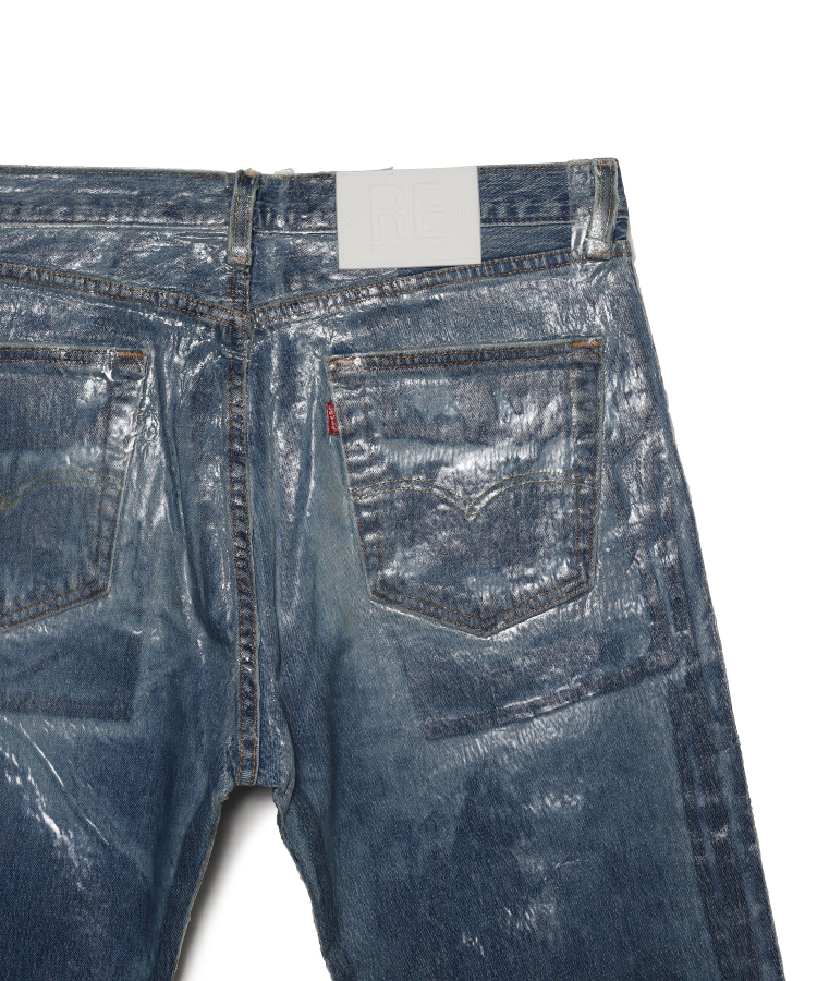 RE-edited overprinted Levi's 501 Jeans（KARMUEL YOUNG 